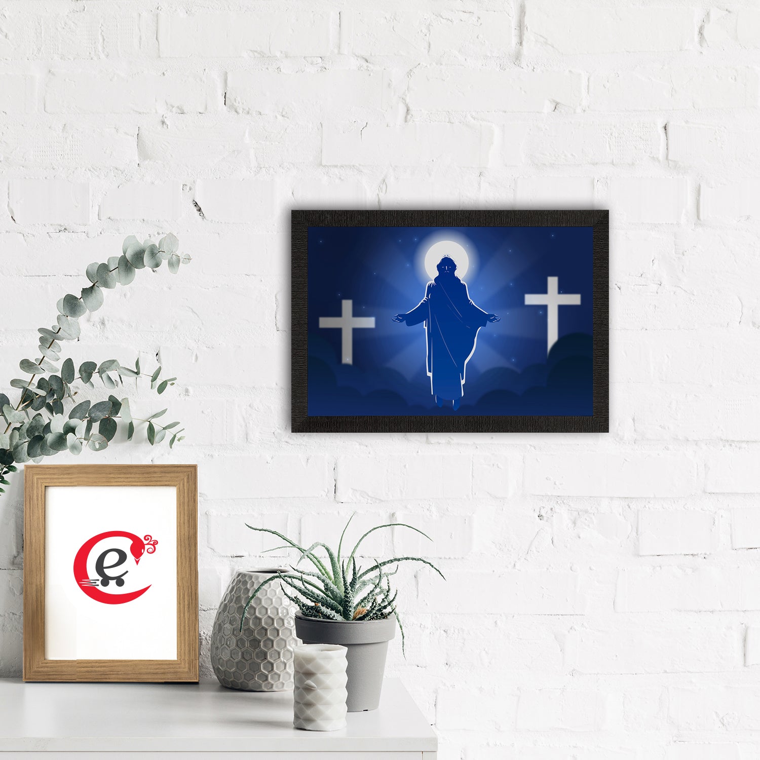 Jesus Christ Painting Digital Printed Religious Wall Art 1