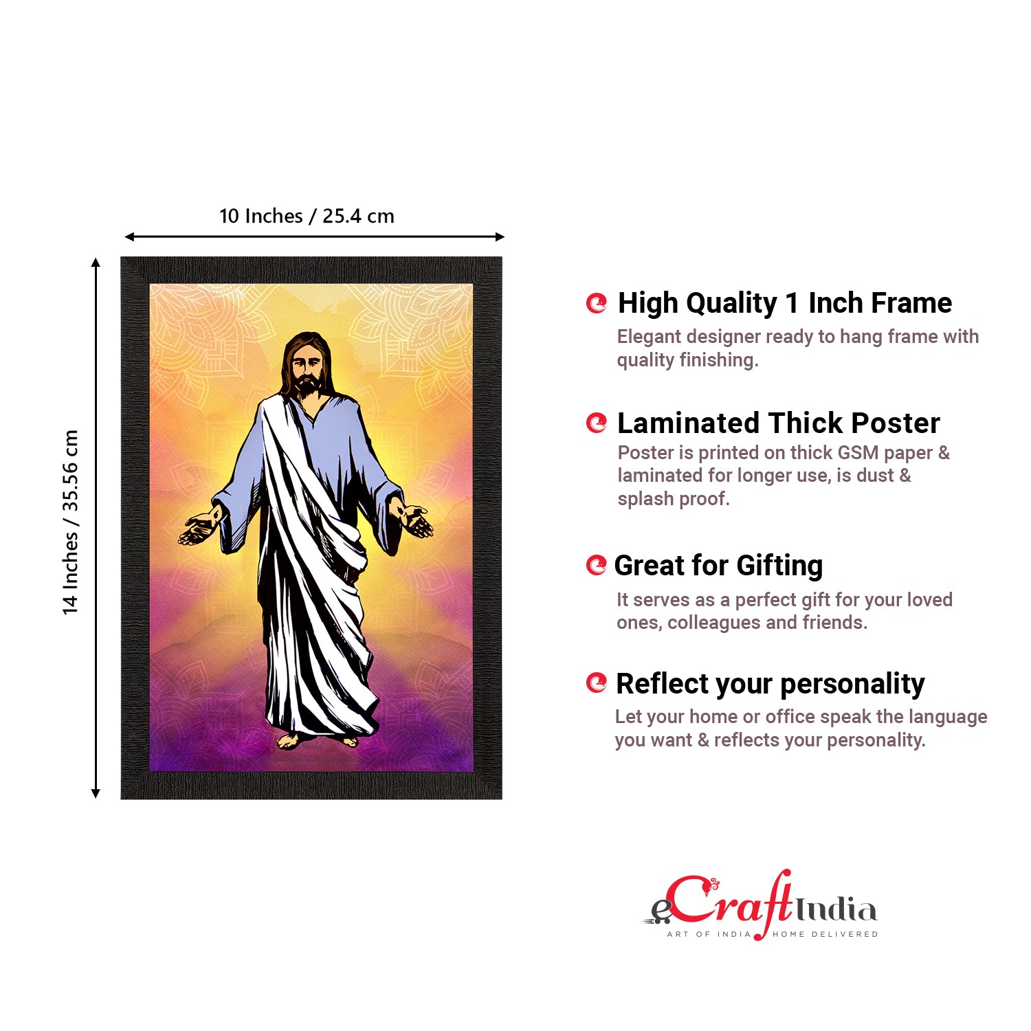Jesus Christ Painting Digital Printed Religious Wall Art 3
