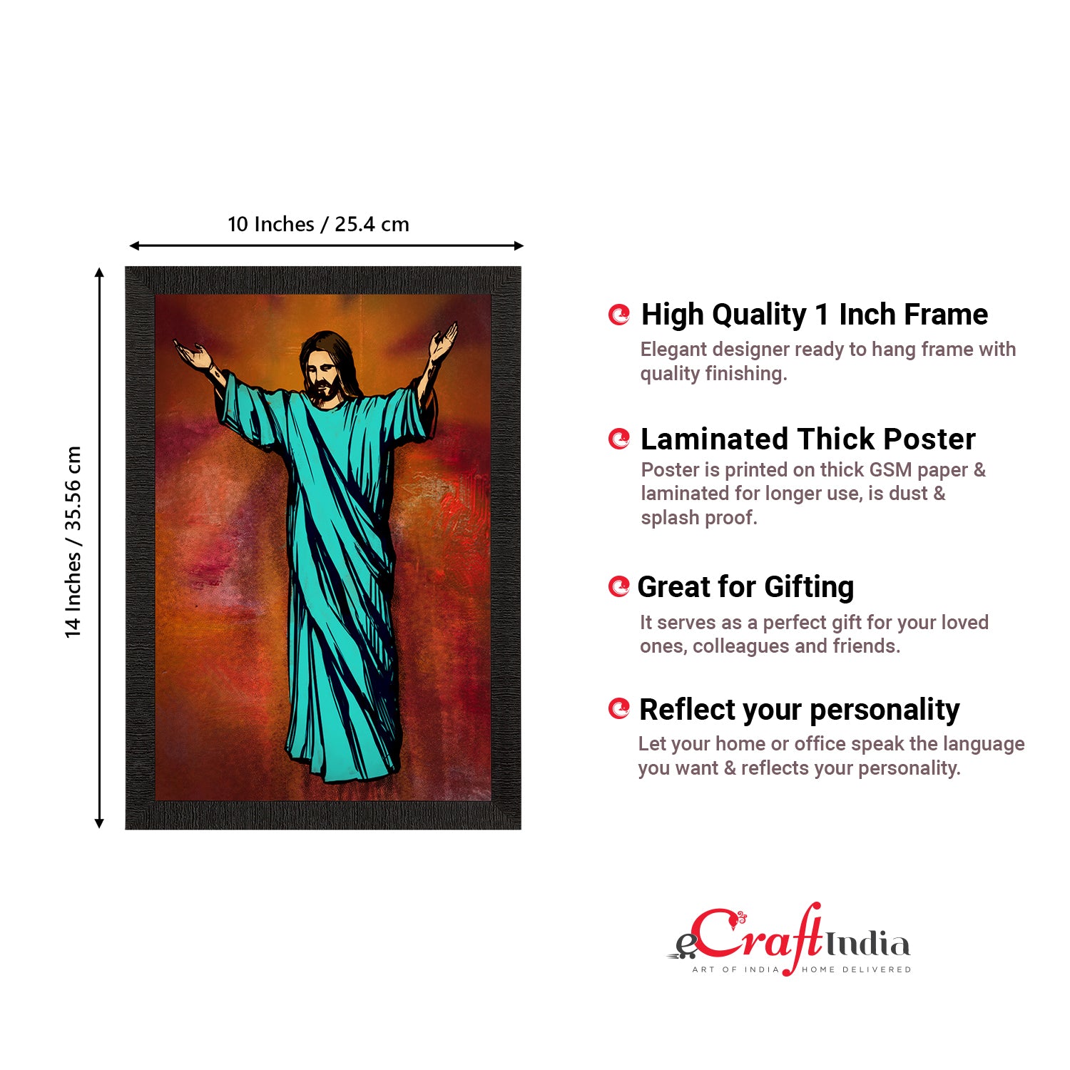 Jesus Christ Painting Digital Printed Religious Wall Art 3