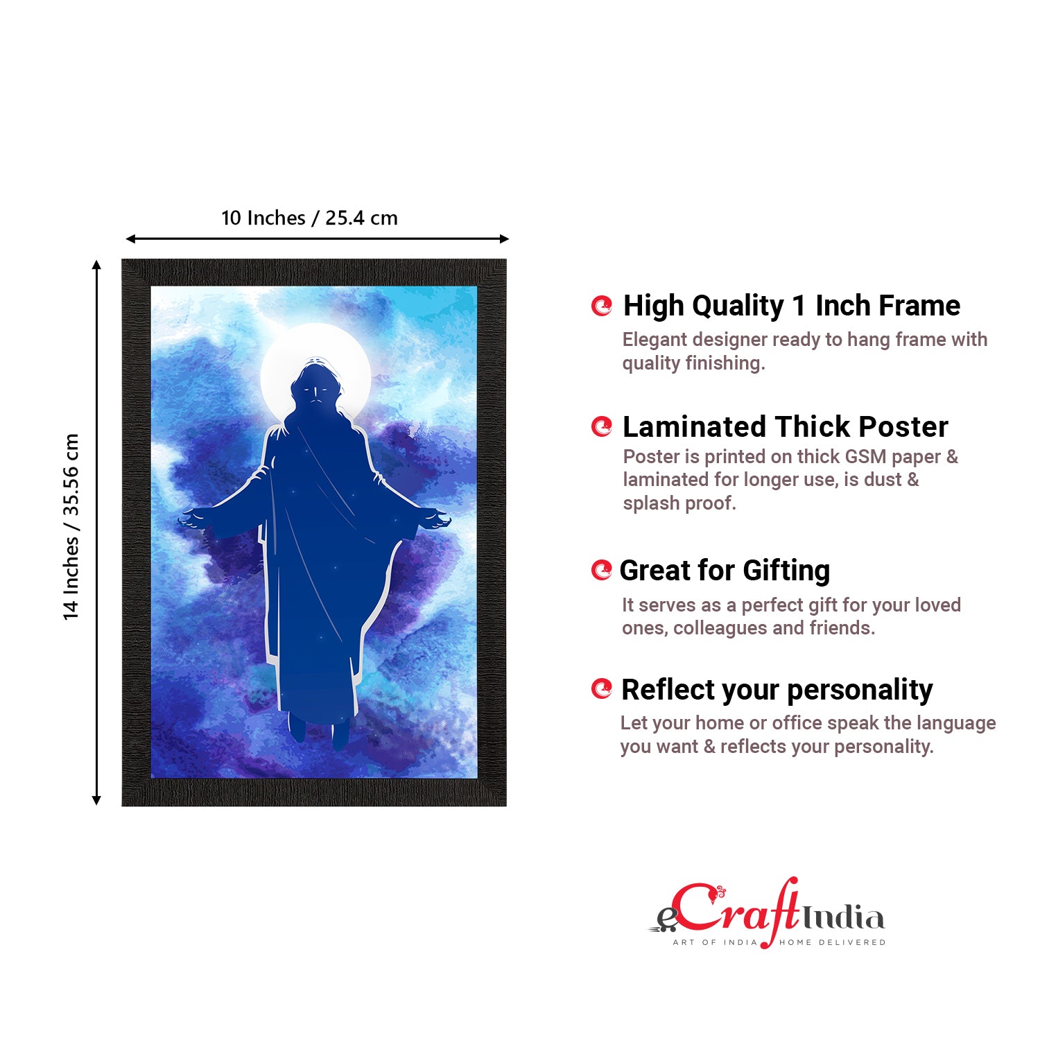 Jesus Christ Painting Digital Printed Religious Wall Art 3