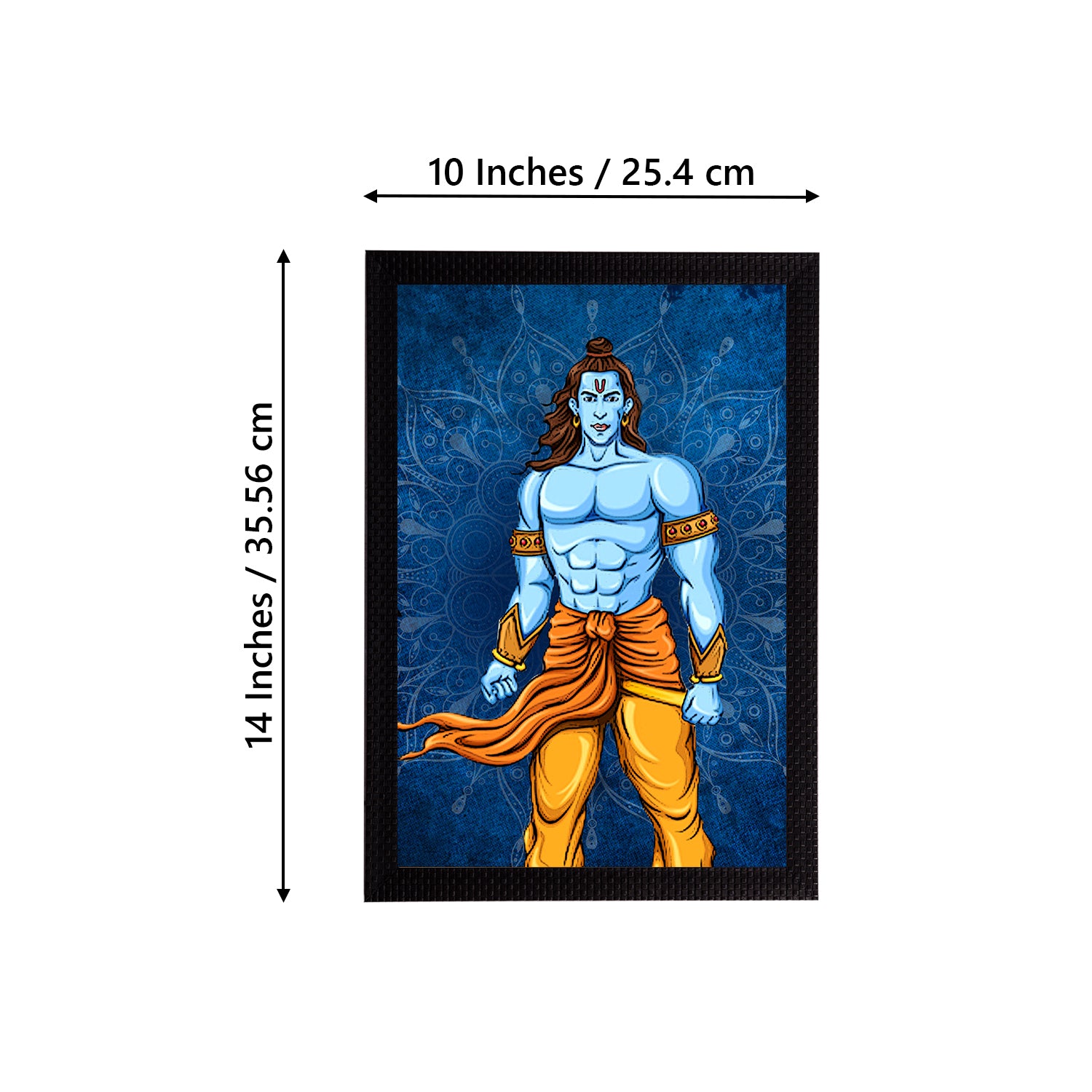 Lord Ram Painting Digital Printed Religious Wall Art 3