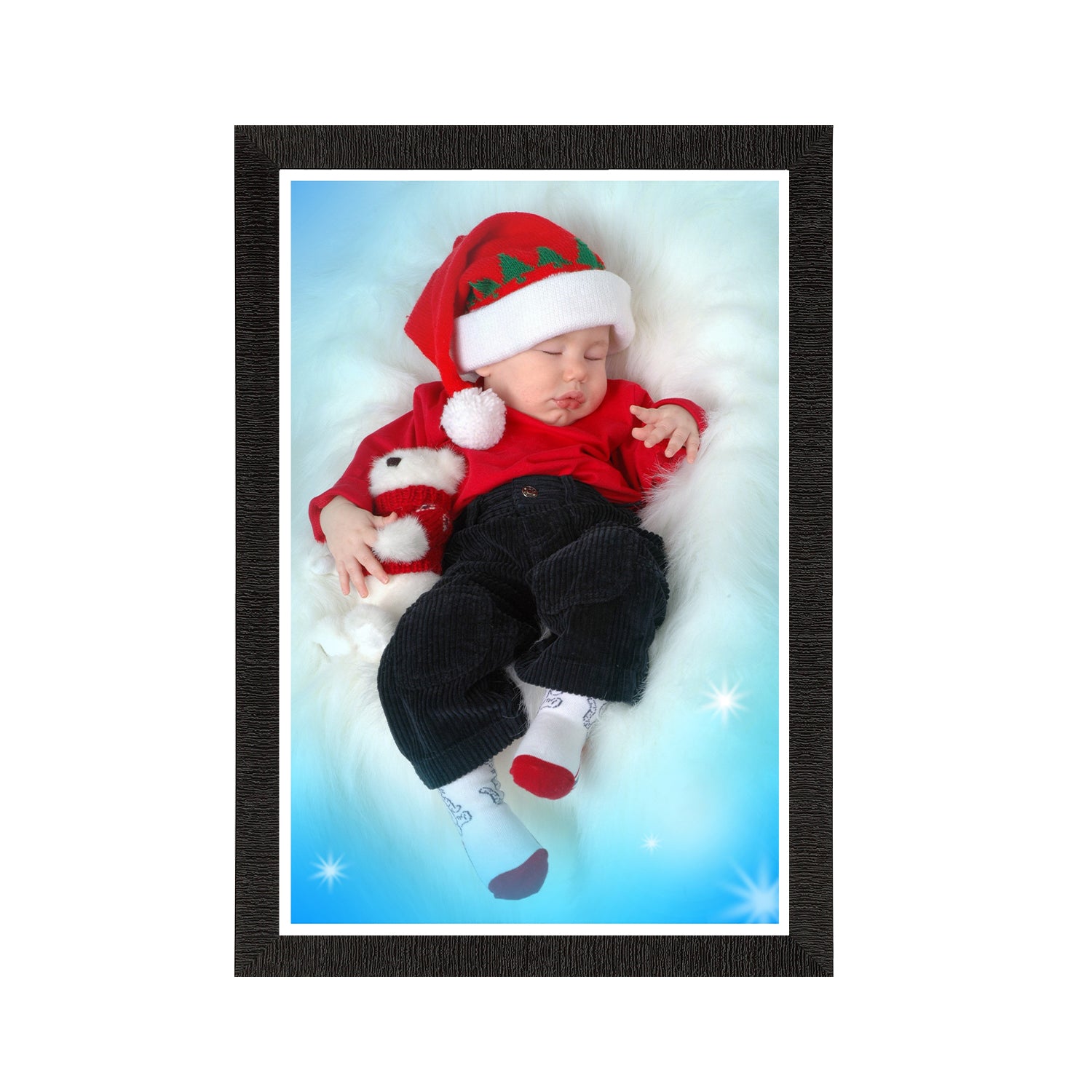 Cute Baby Satin Matt Texture UV Art Painting