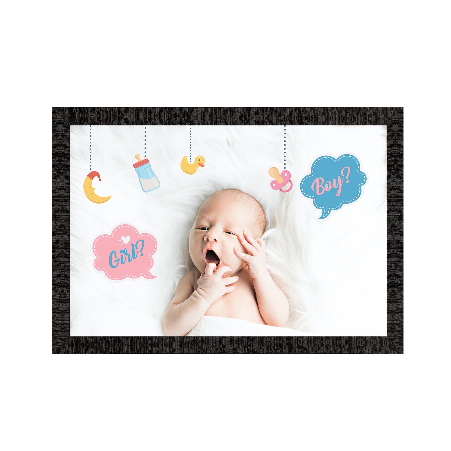 Cute Baby Painting Digital Printed Wall Art