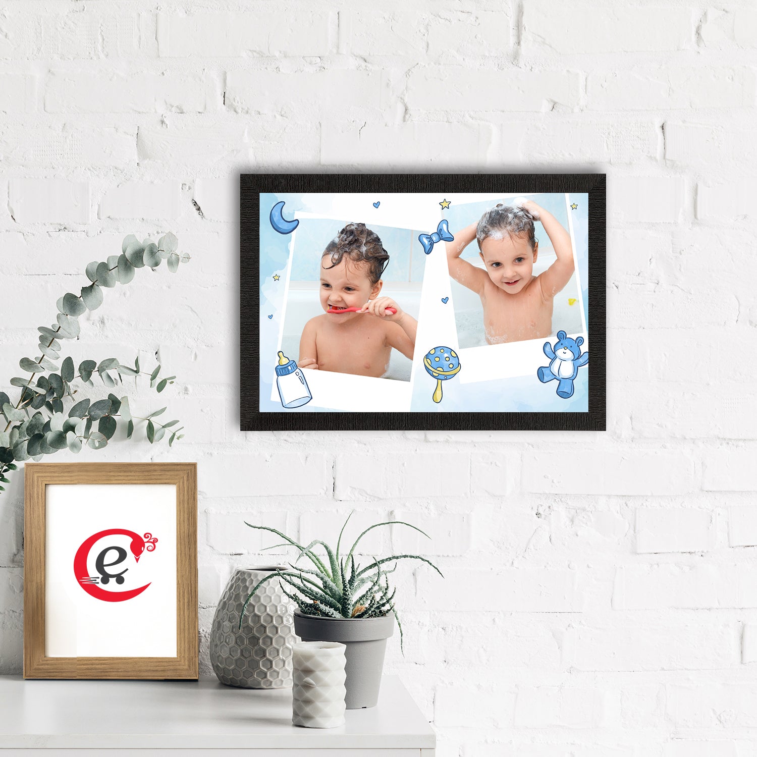 Cute Baby Painting Digital Printed Wall Art 1