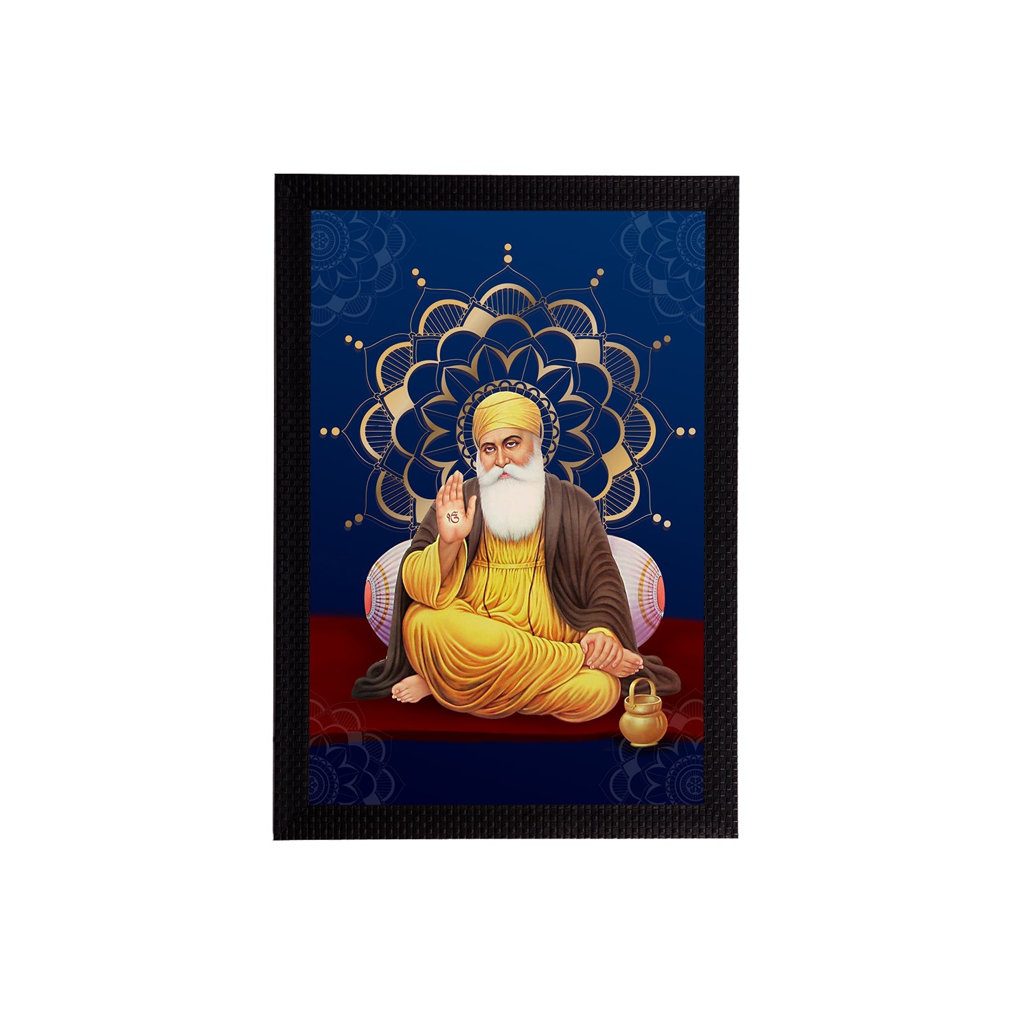 Shri Guru Nanak Dev Ji Painting Digital Printed Religious Wall Art