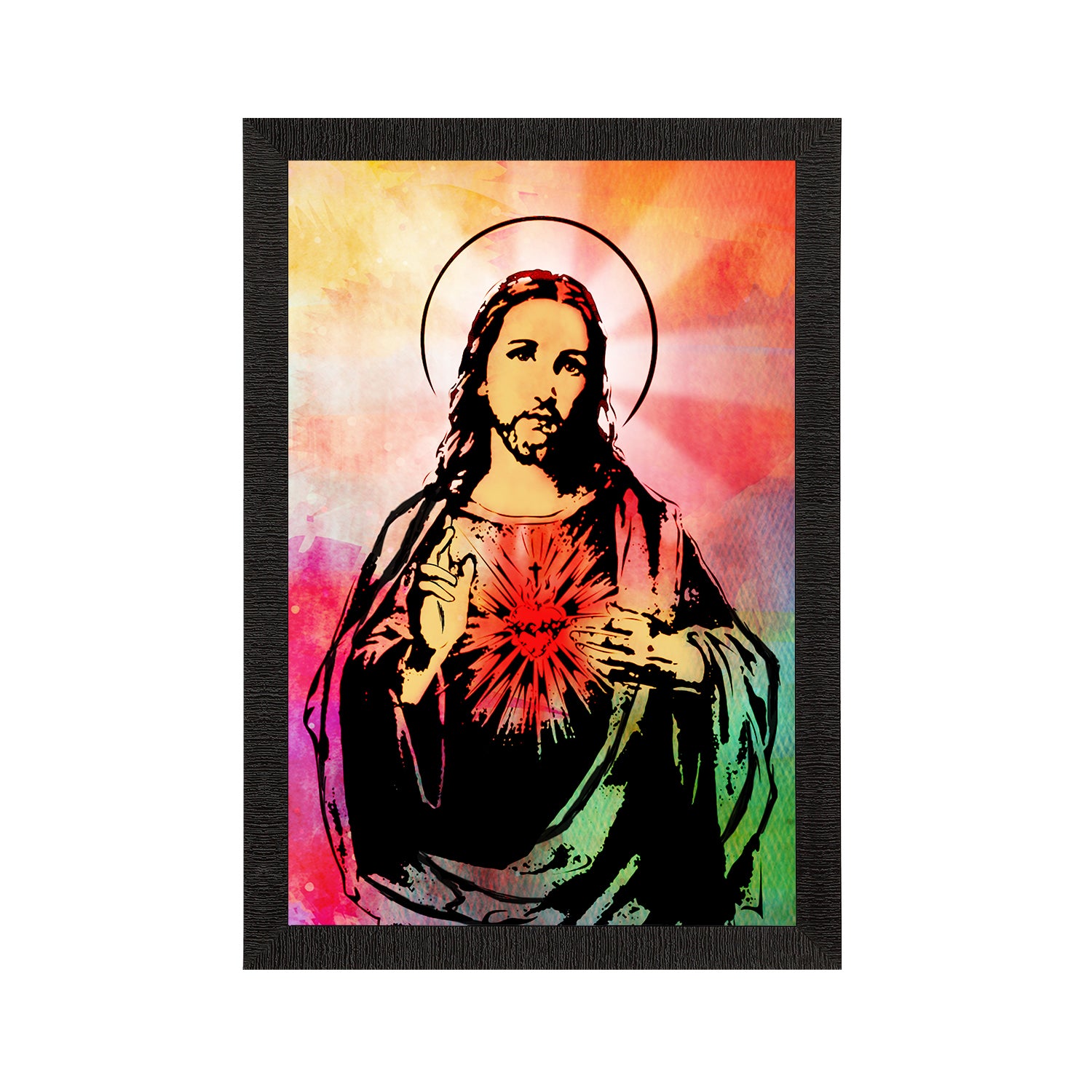 Jesus Christ Painting Digital Printed Religious Wall Art