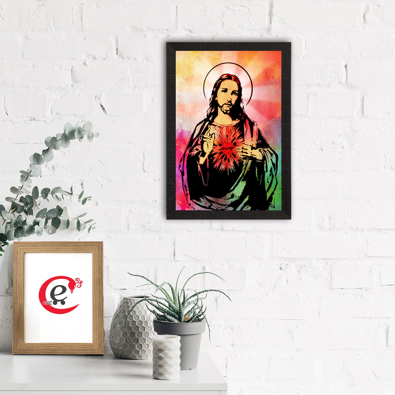 Jesus Christ Painting Digital Printed Religious Wall Art 1
