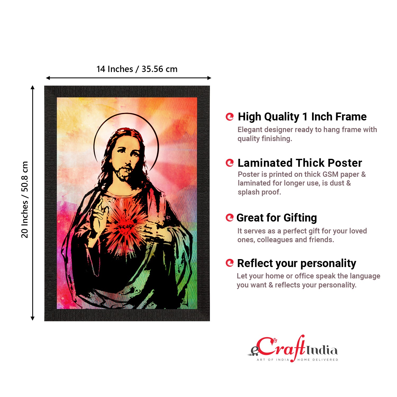 Jesus Christ Painting Digital Printed Religious Wall Art 3