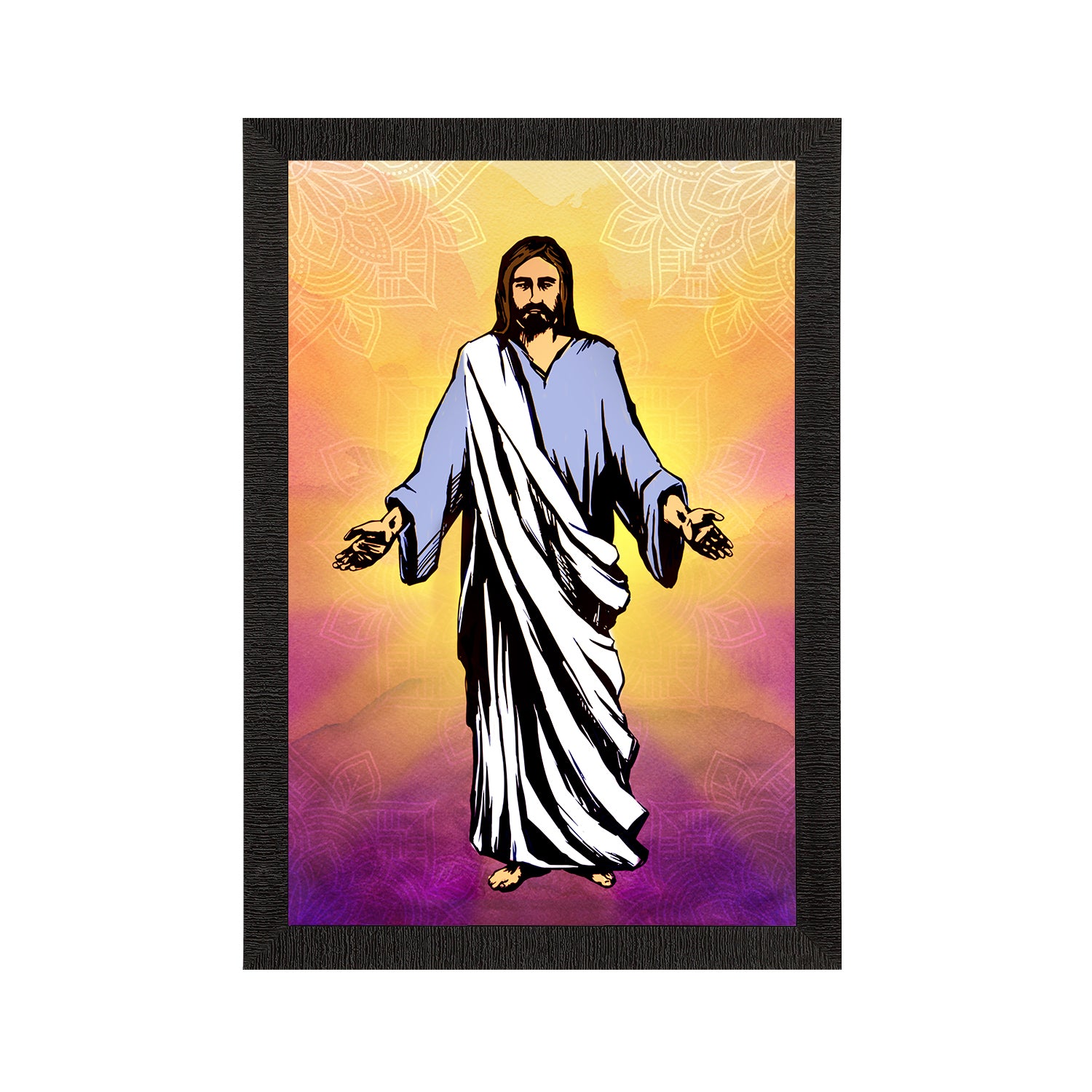 Jesus Christ Painting Digital Printed Religious Wall Art