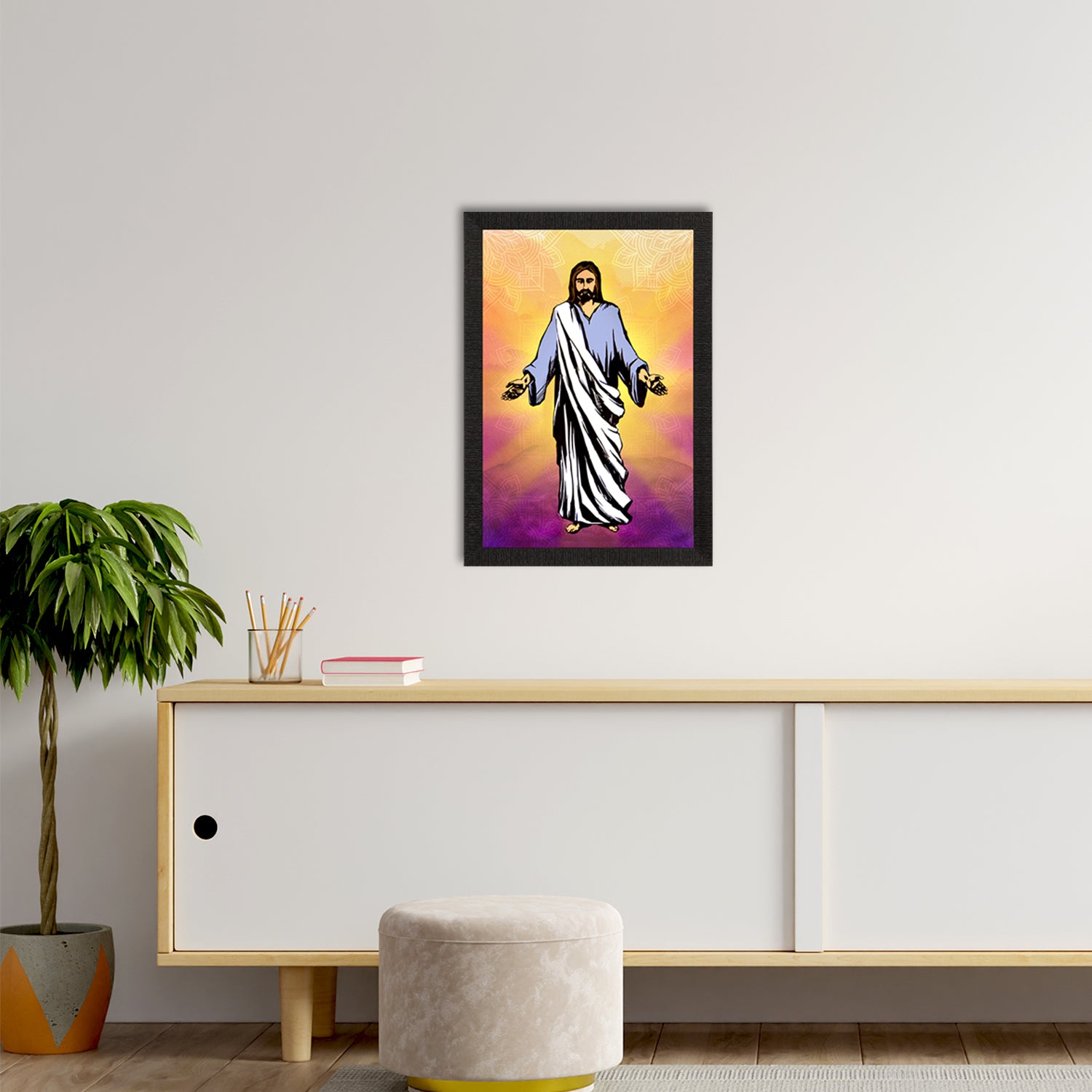 Jesus Christ Painting Digital Printed Religious Wall Art 2
