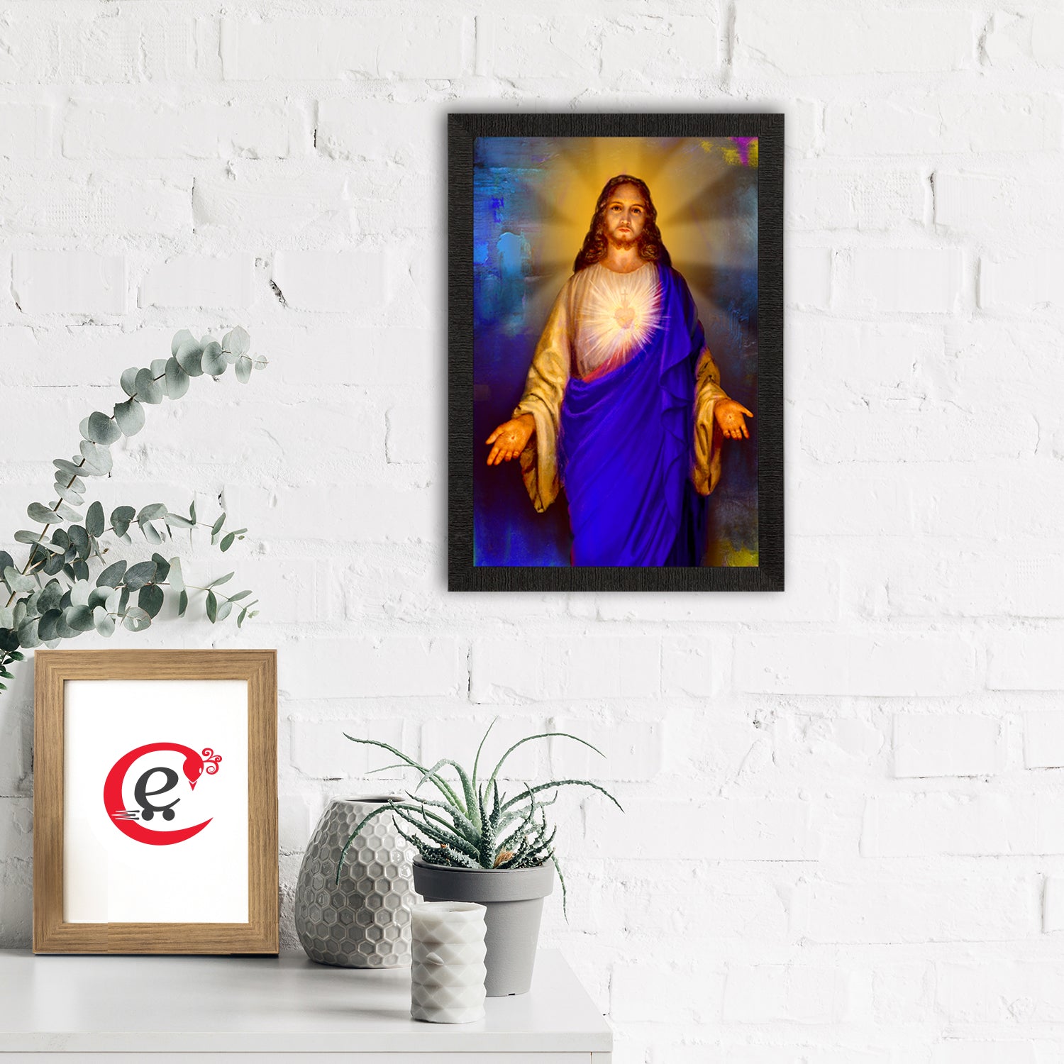 Jesus Christ Painting Digital Printed Religious Wall Art 1
