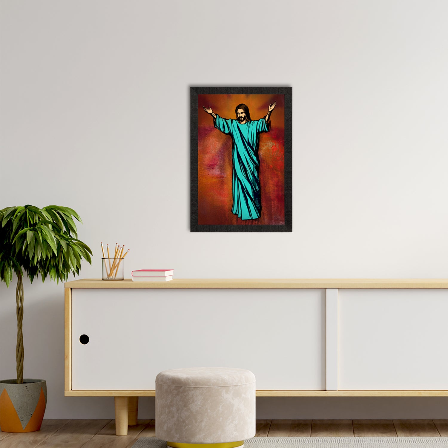 Jesus Christ Painting Digital Printed Religious Wall Art 2