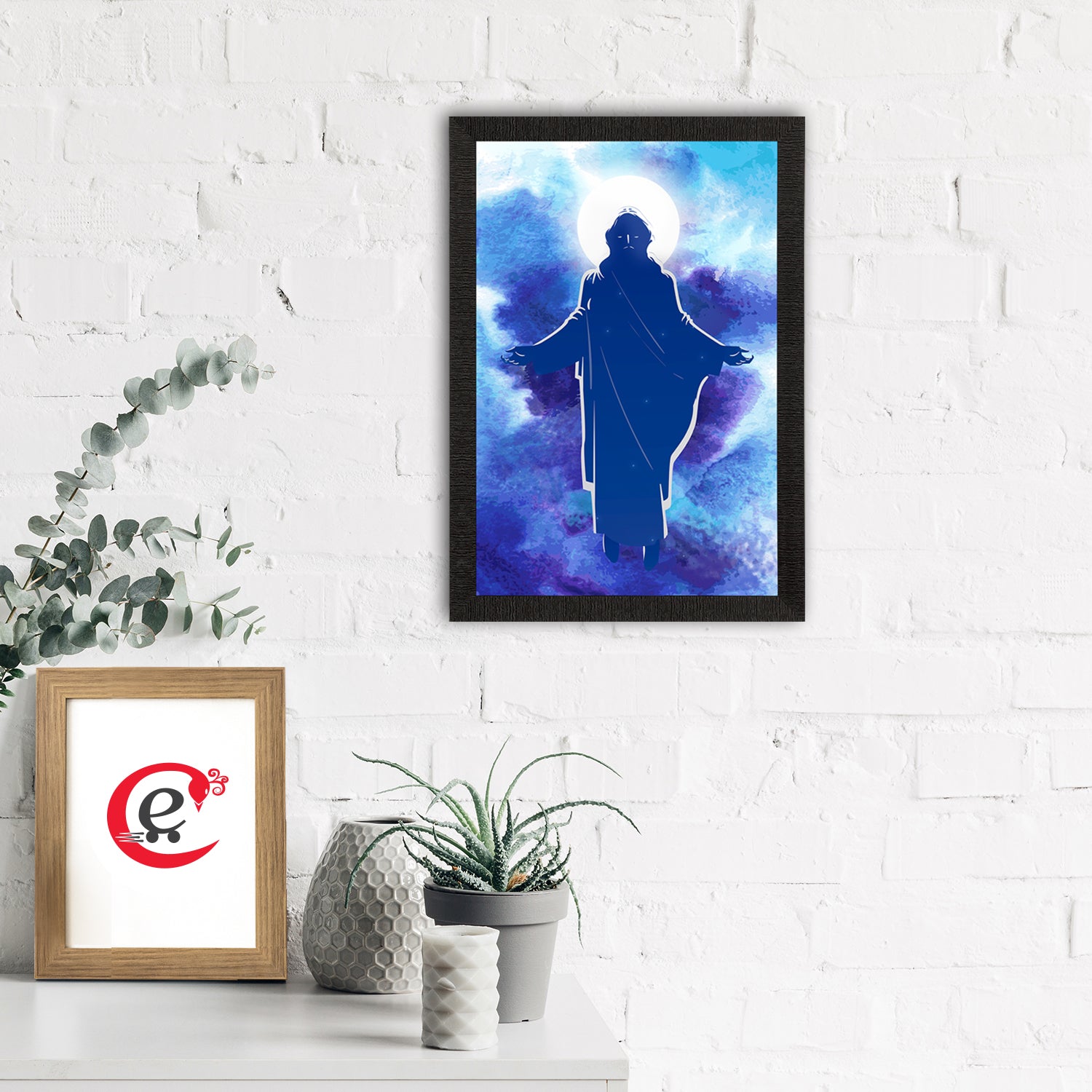 Jesus Christ Painting Digital Printed Religious Wall Art 1