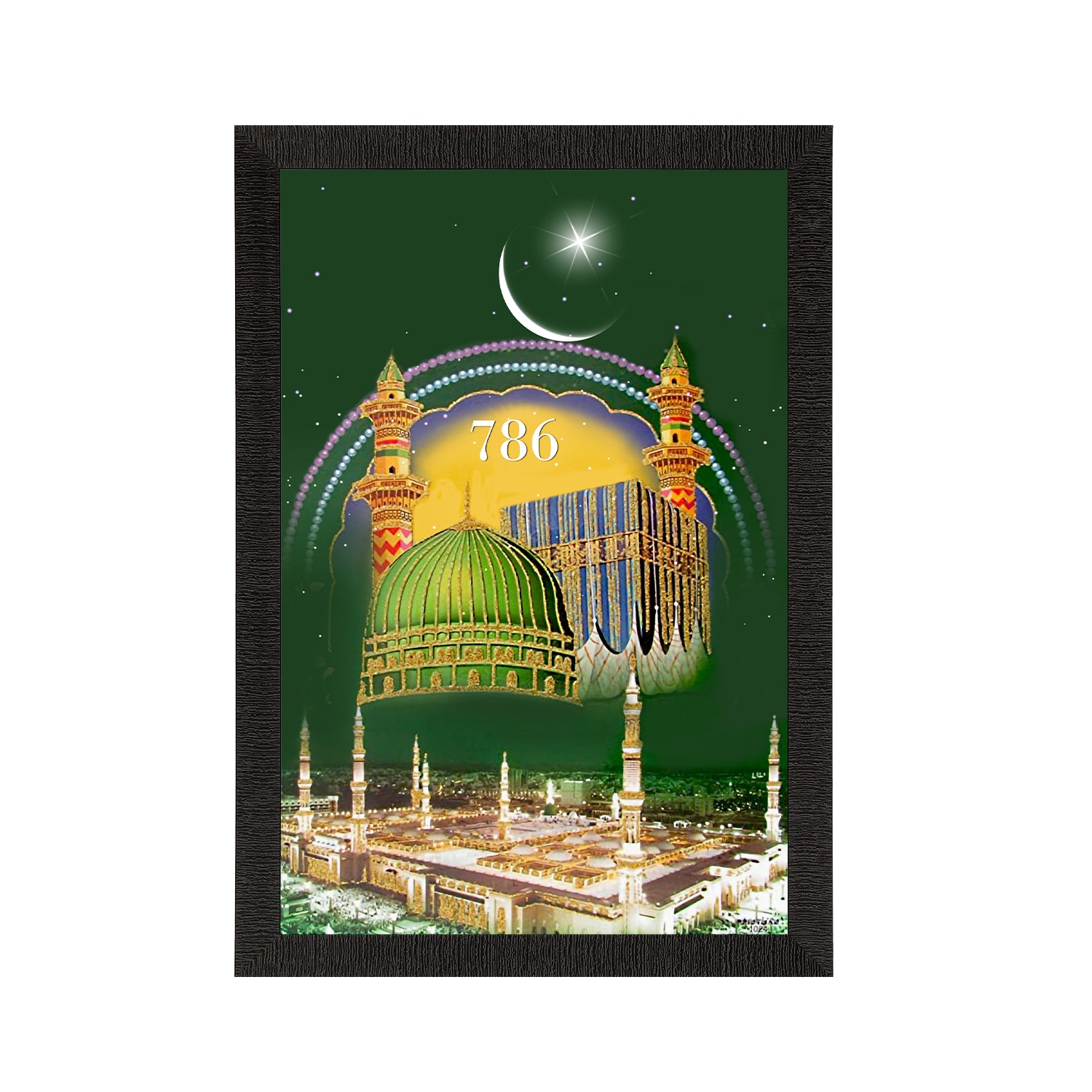 Islam Mosque Satin Matt Texture UV Art Painting 2