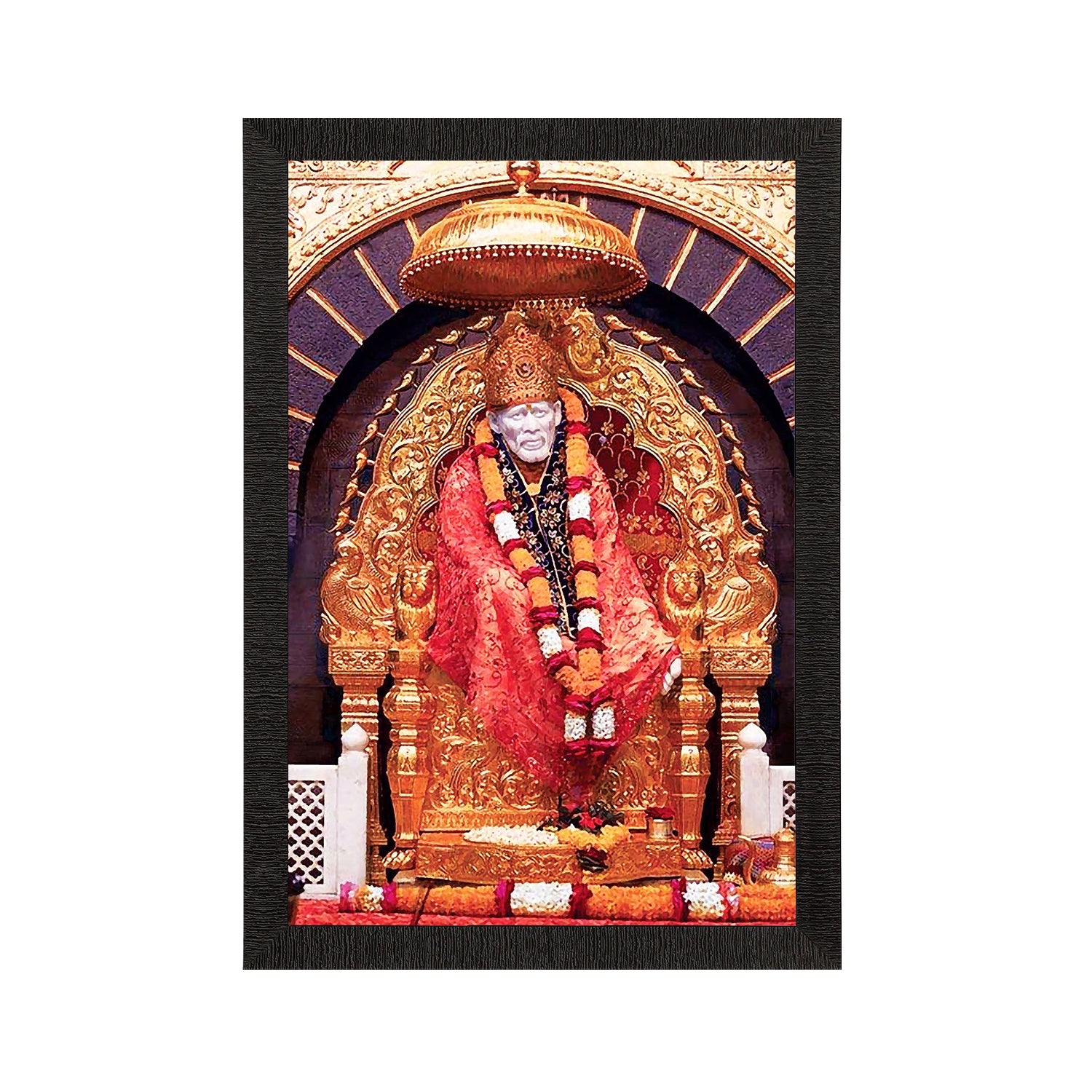Shirdi Sai Baba Satin Matt Texture UV Art Painting