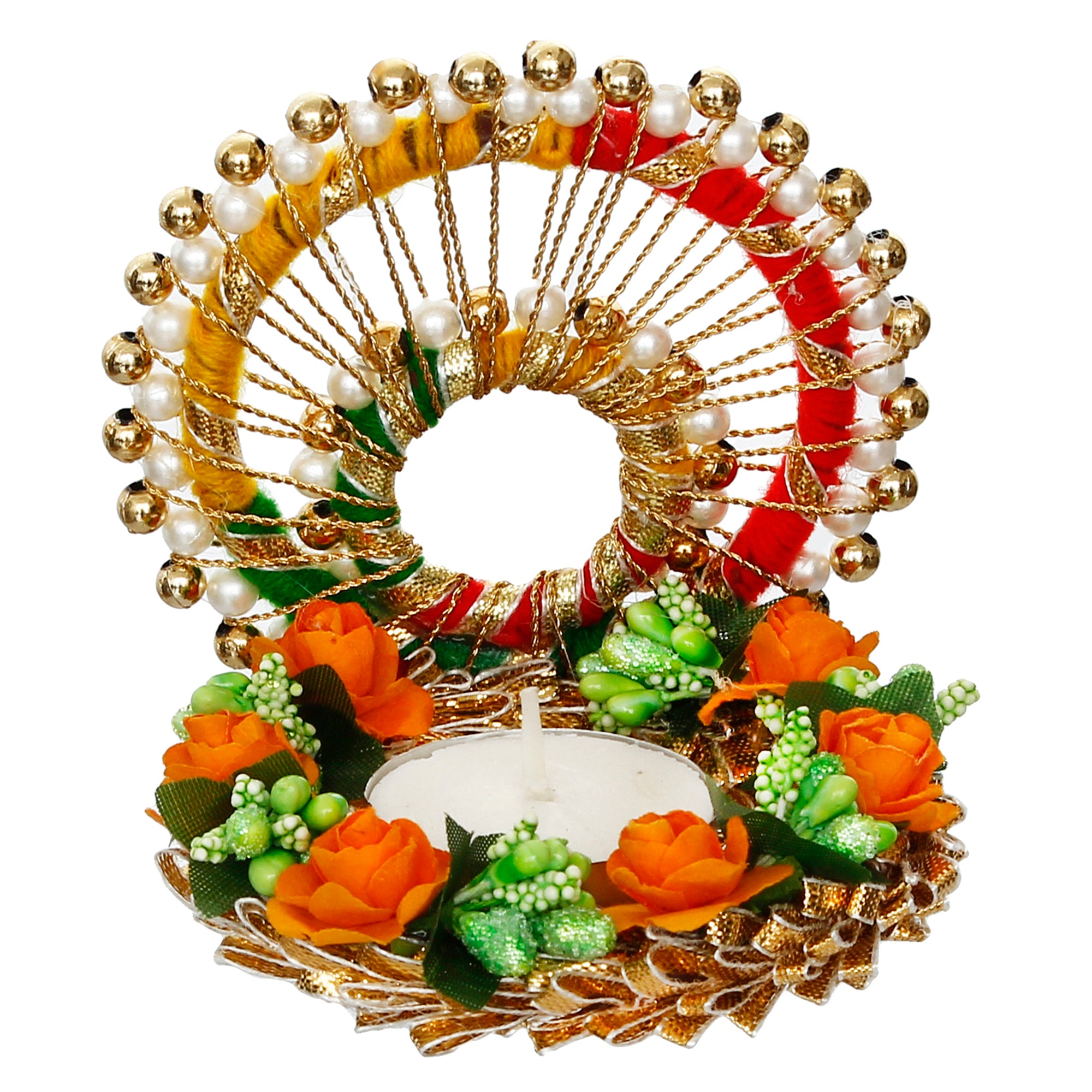 Designer Handcrafted Singhasan Tea Light Holder 3