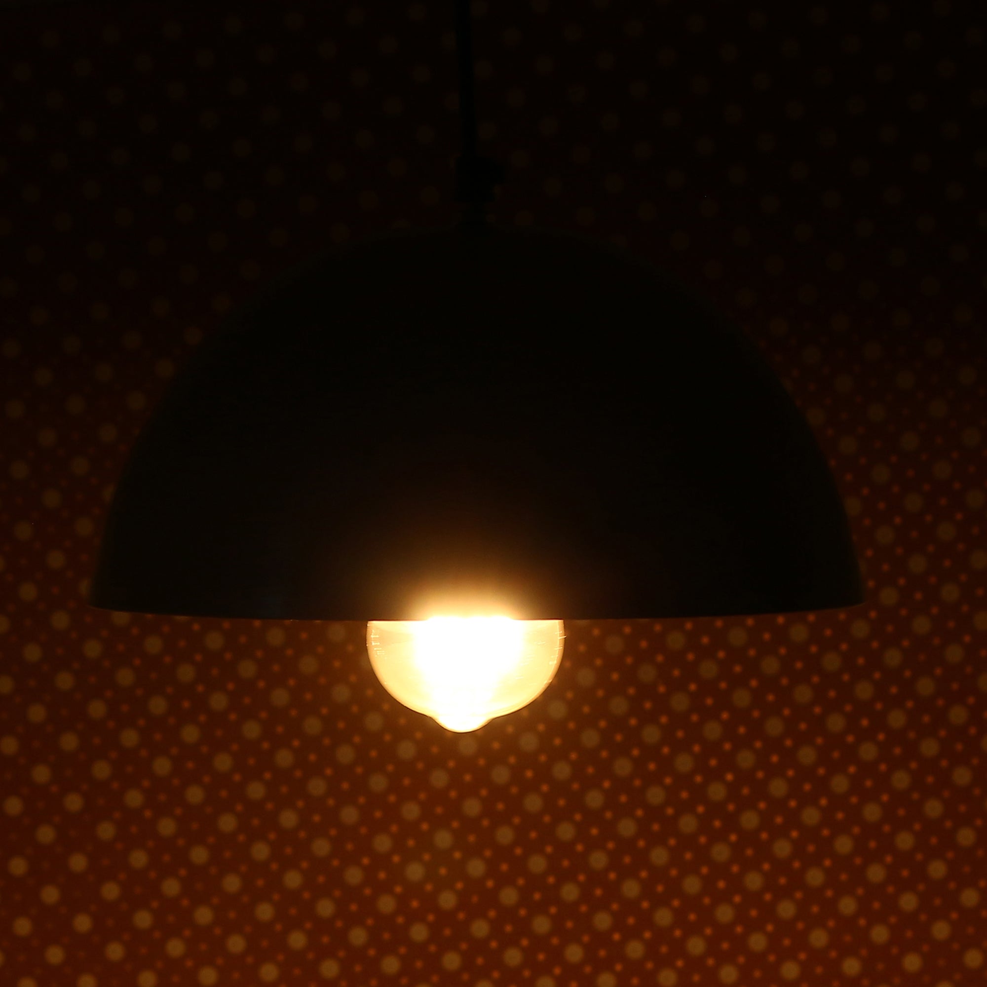 Shining Silver Glossy Finish Pendant Light, 10" Diameter Ceiling Hanging Lamp for Home/Living Room/Offices/Restaurants 1