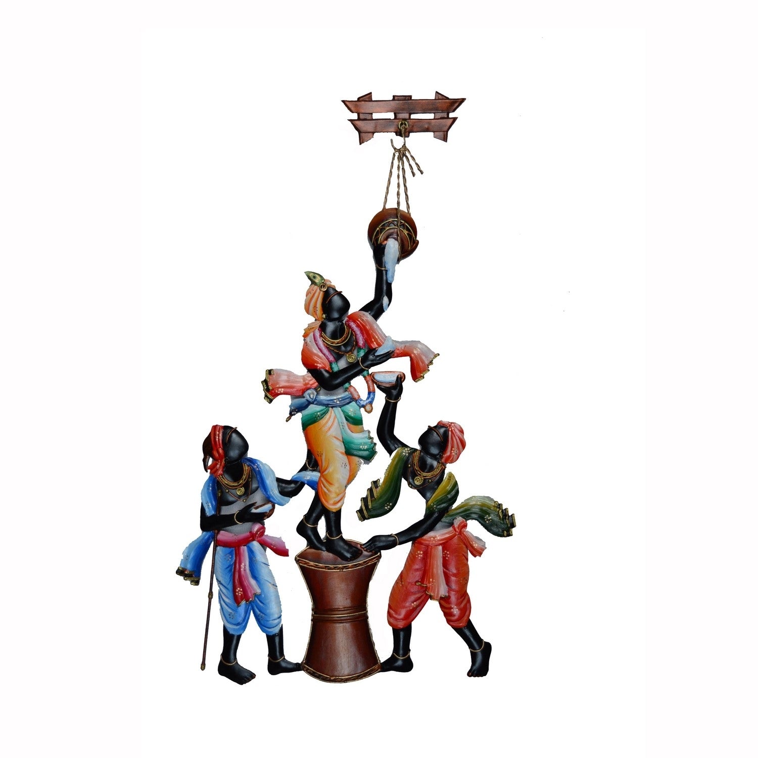 Wall Hanging of Makhan Chor with Friends 1