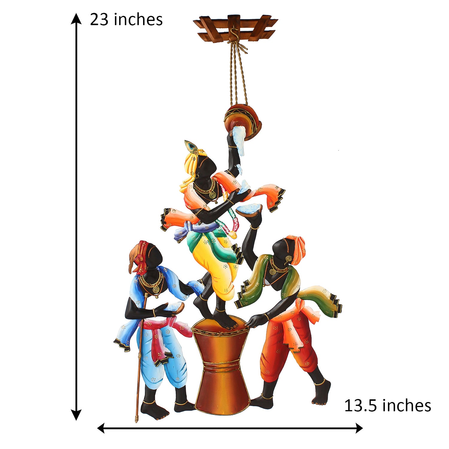 Wall Hanging of Makhan Chor with Friends 2