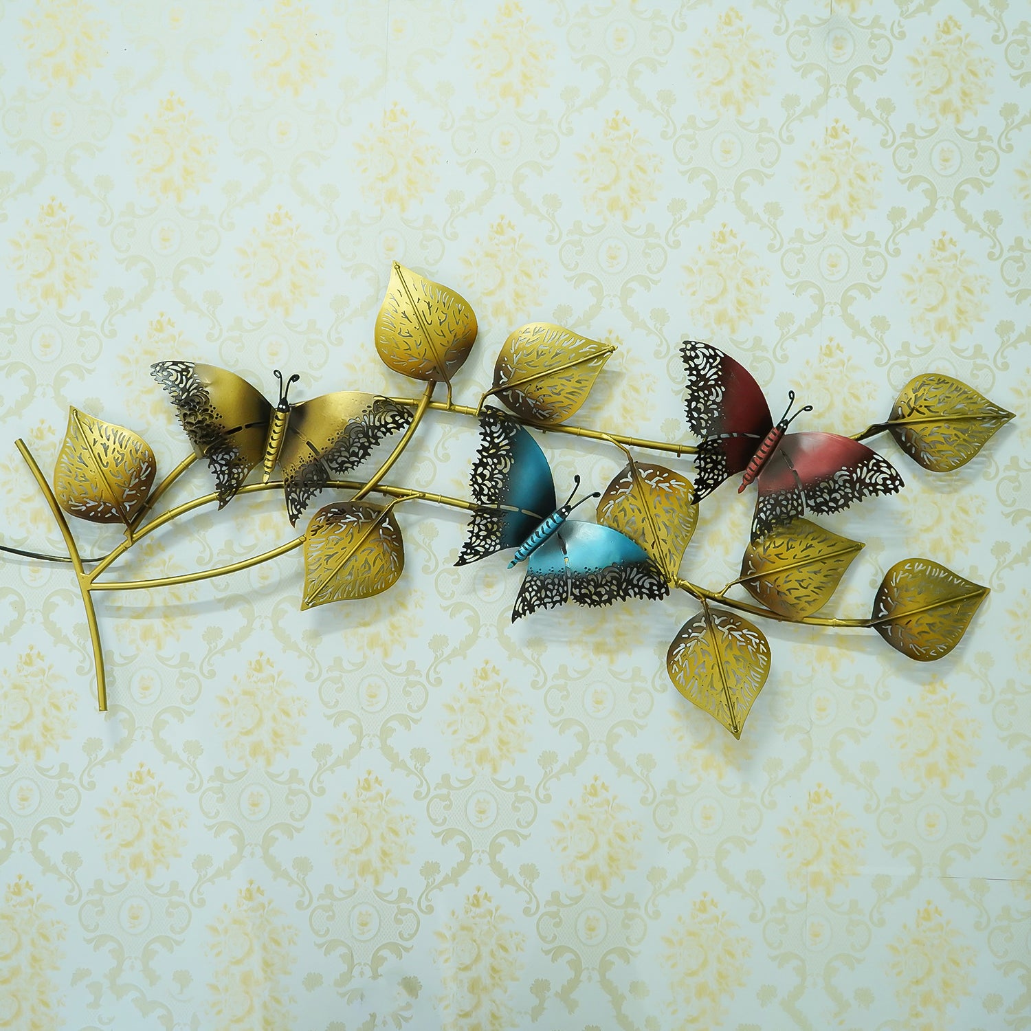 Handcrafted Metal Butterfly with Led for Wall Decor