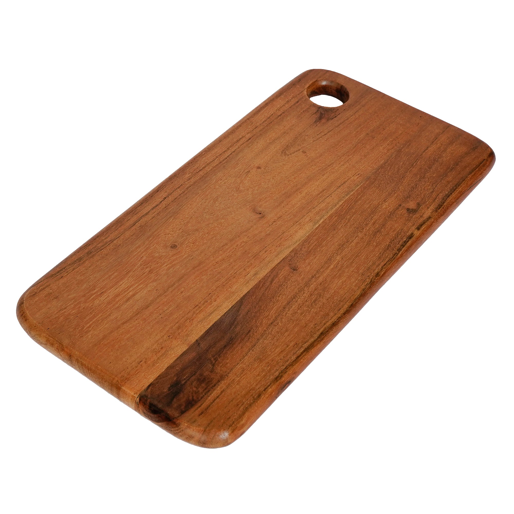 Brown Rectangle Wooden Chopping Board With Handle 4