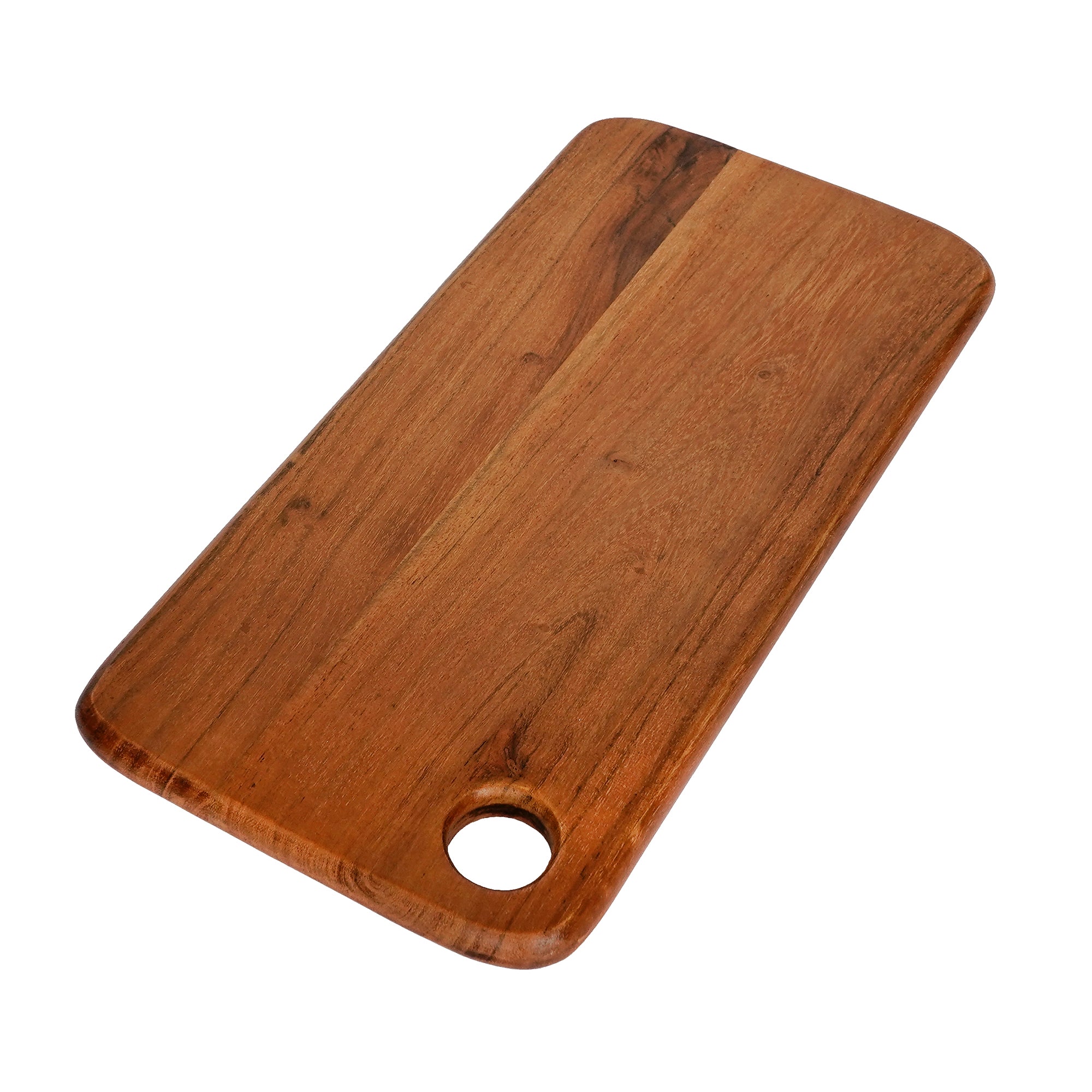 Brown Rectangle Wooden Chopping Board With Handle 5