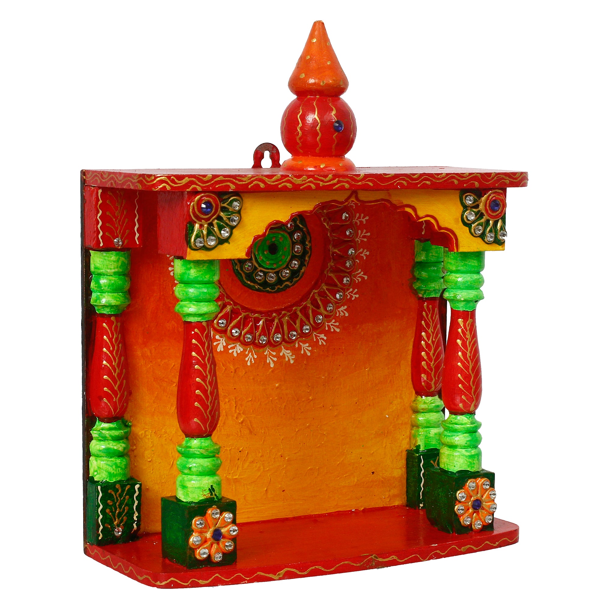 Papier Mache and Wooden Handcrafted Temple 2