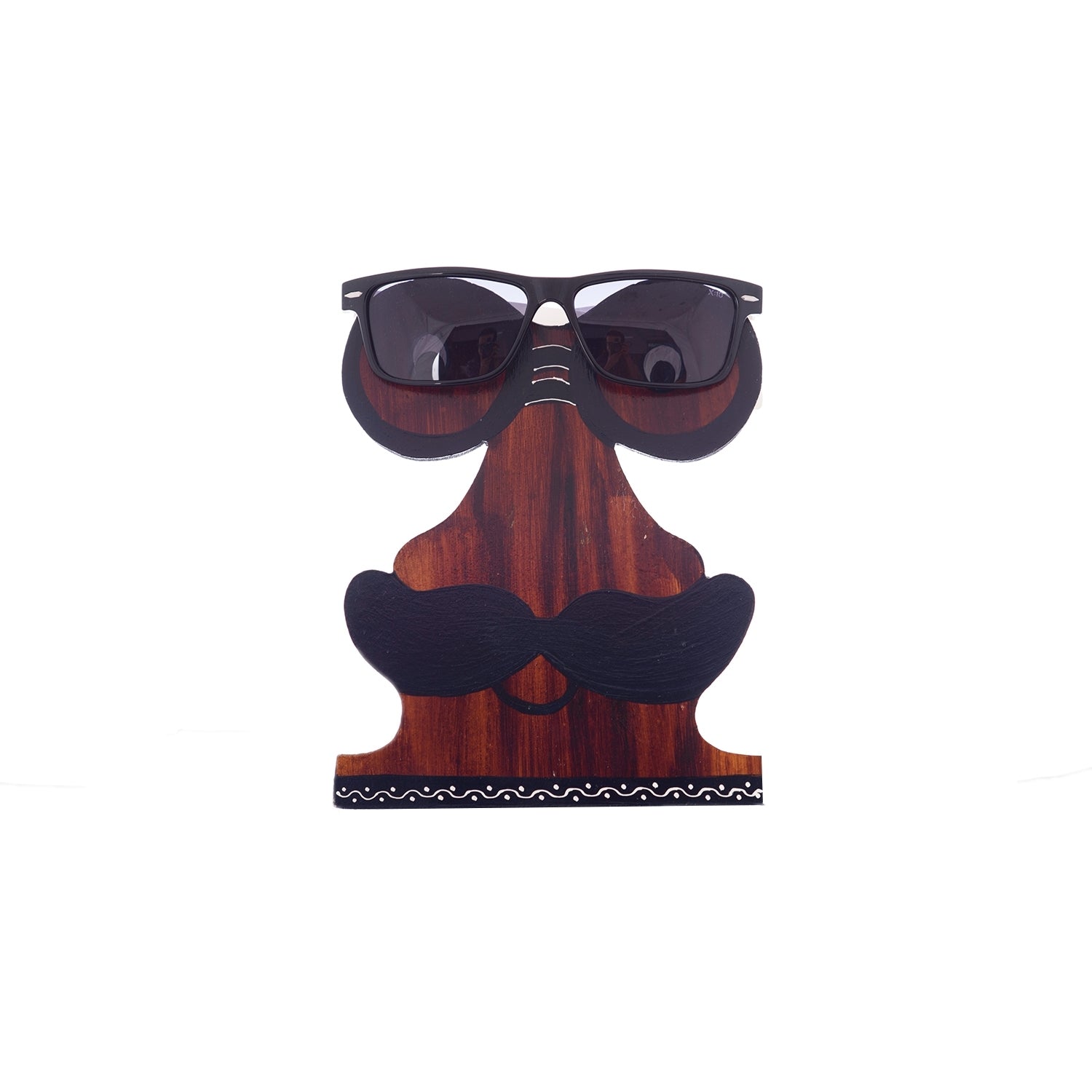 Handcrafted Decorative Moustache Sunglasses Holder