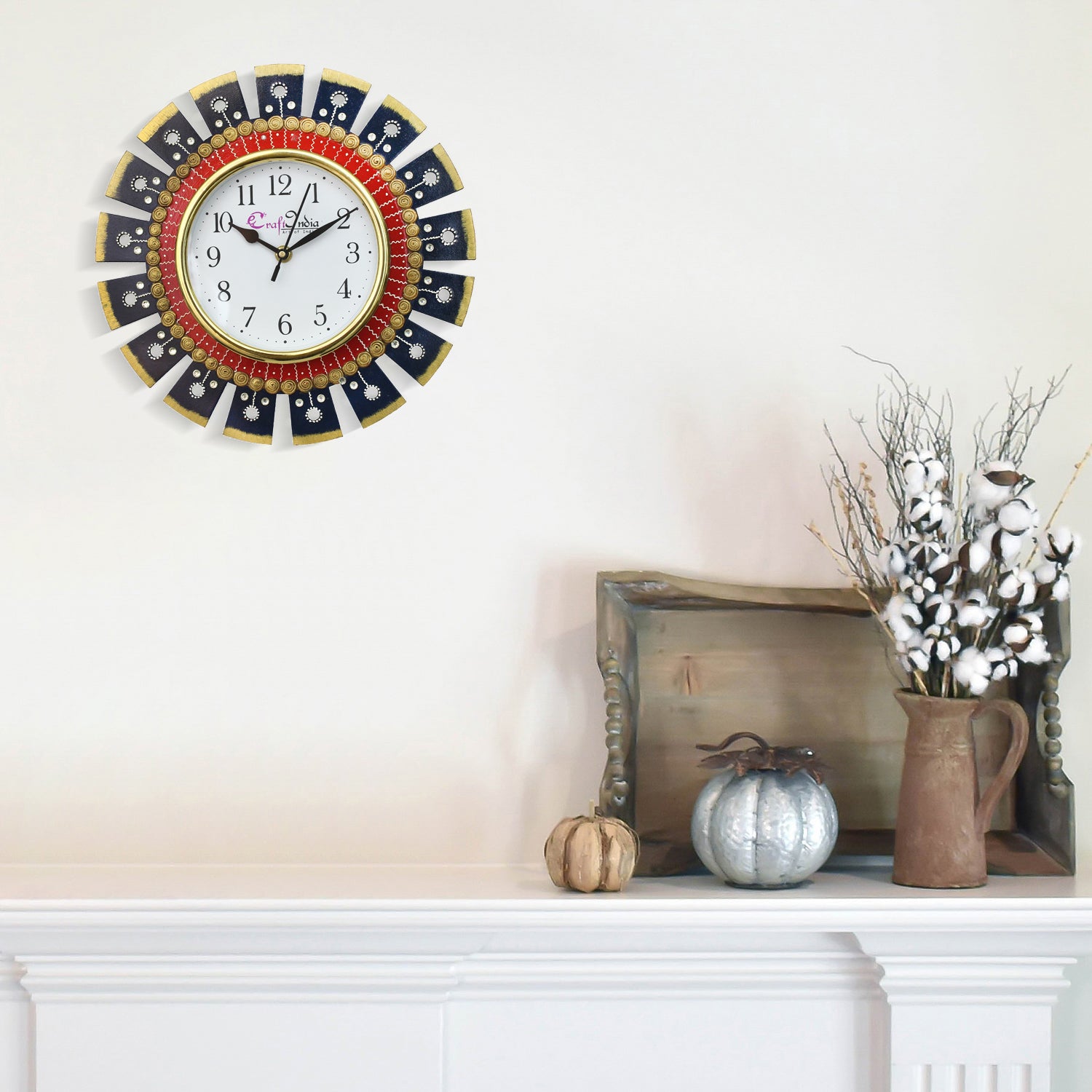 Handcrafted Wooden Wall Clock 1