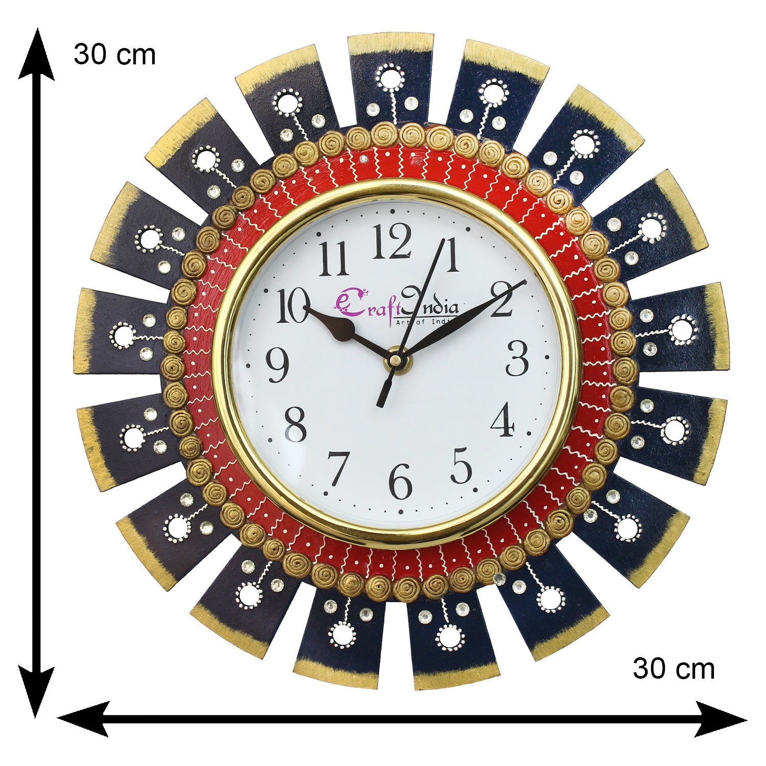 Handcrafted Wooden Wall Clock 2