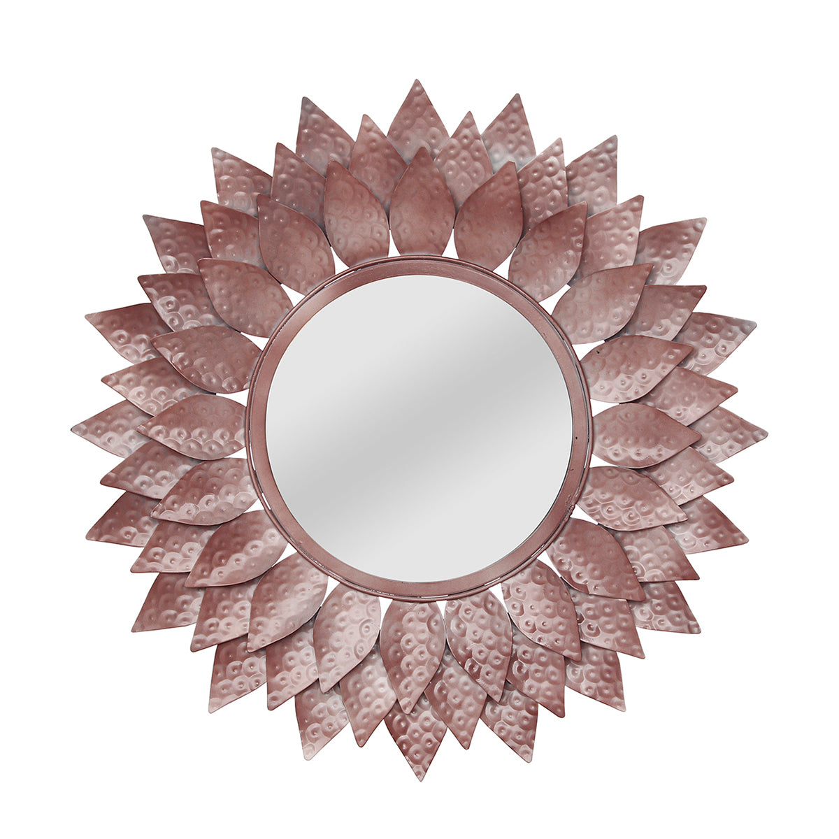 Brown Pattern Decorative Iron Handcrafted Wall Mirror 2