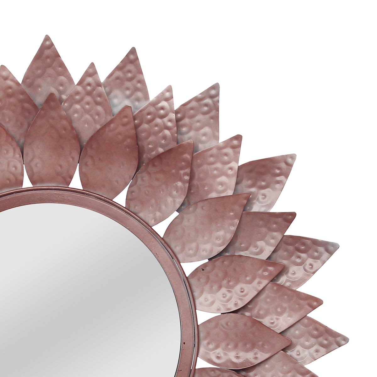 Brown Pattern Decorative Iron Handcrafted Wall Mirror 5