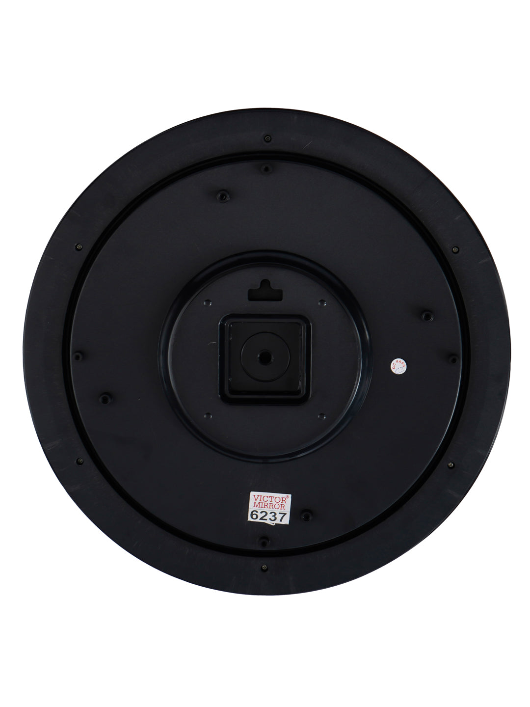 Golden Unique Design Stylish Plastic Fiber Round Shape Mirror (41*41*4 cm) 5