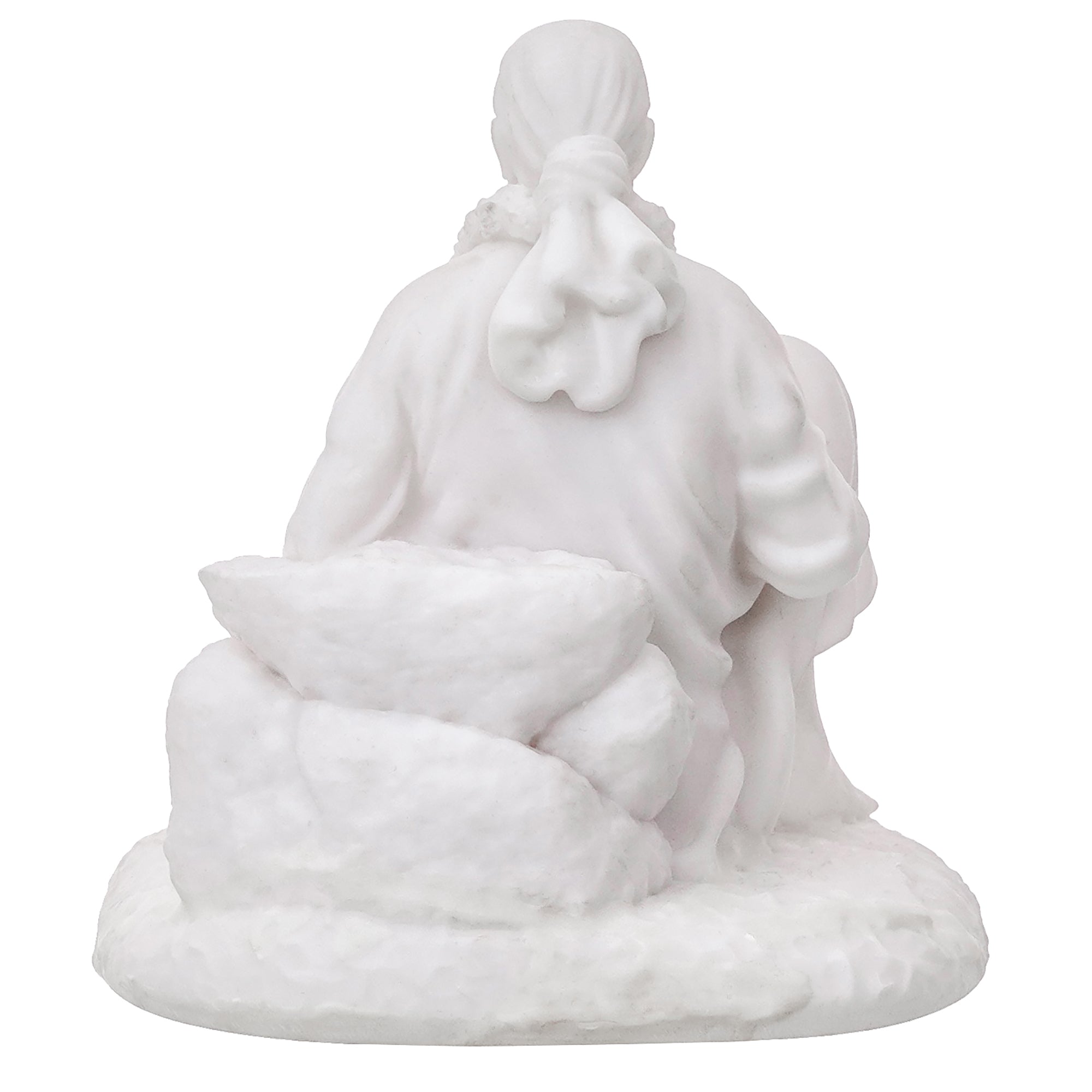 White Polyresin Sai Baba Statue 6