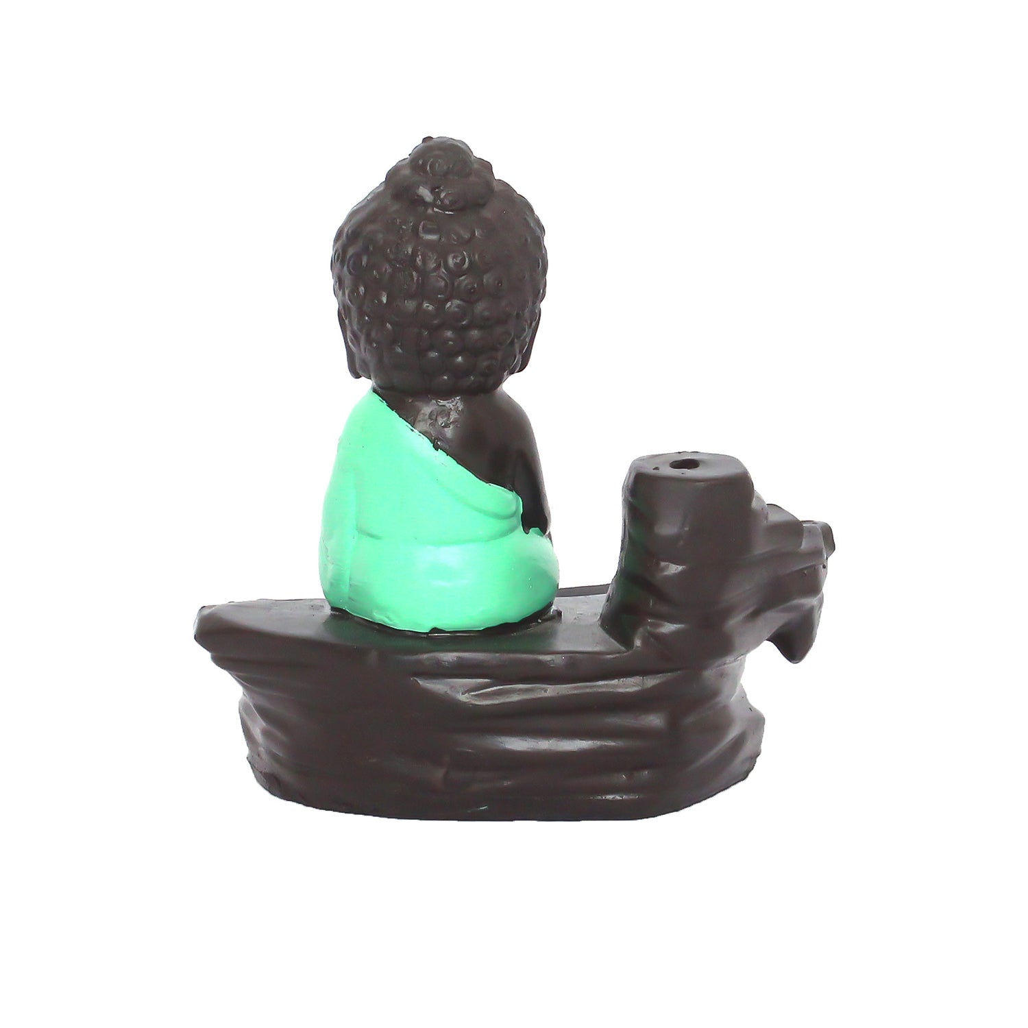 Buddha Idol Smoke Backflow Cone Incense Holder With 10 Backflow Incense Cone 5