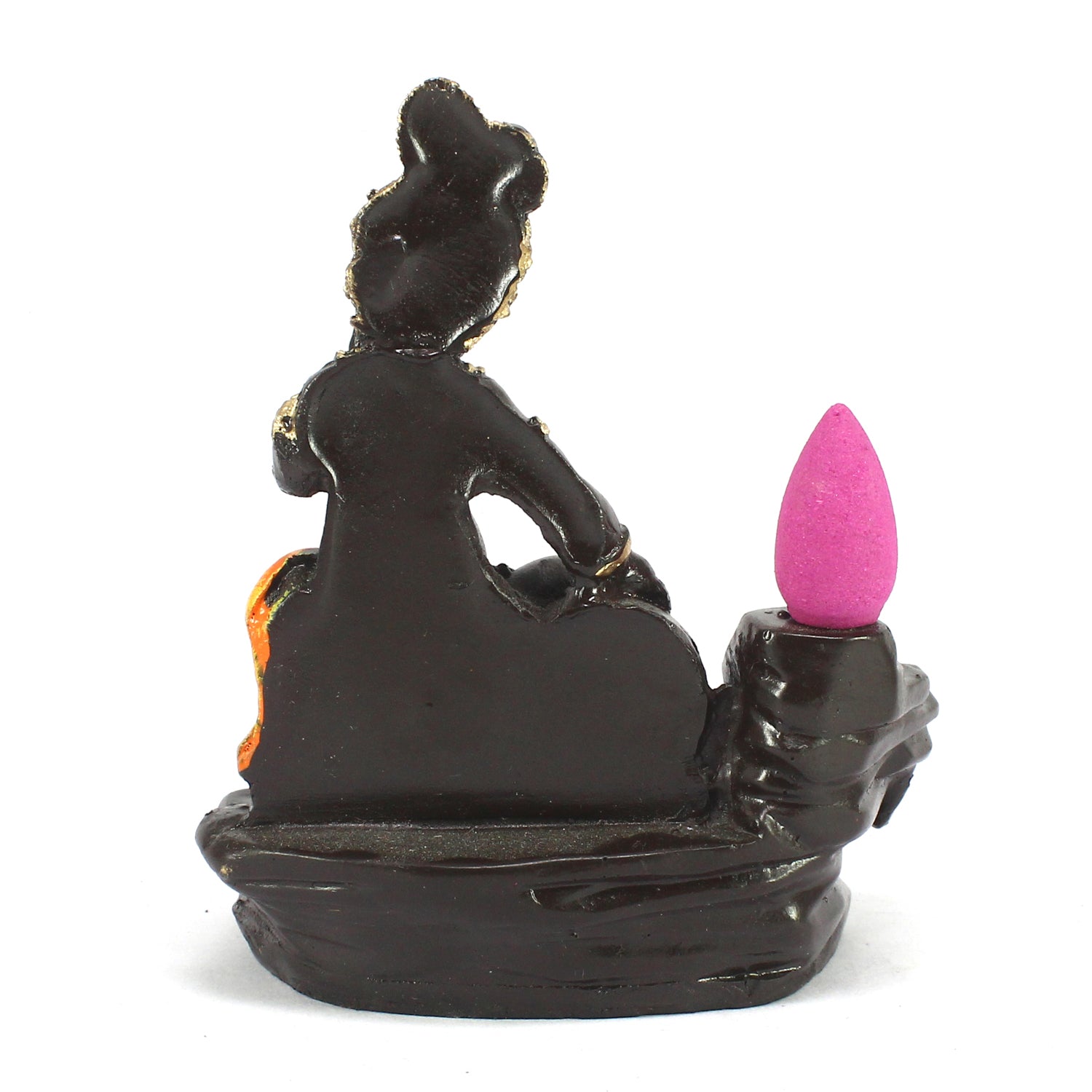 Lord Krishna Idol Smoke Backflow Cone Incense Holder Decorative Showpiece 5