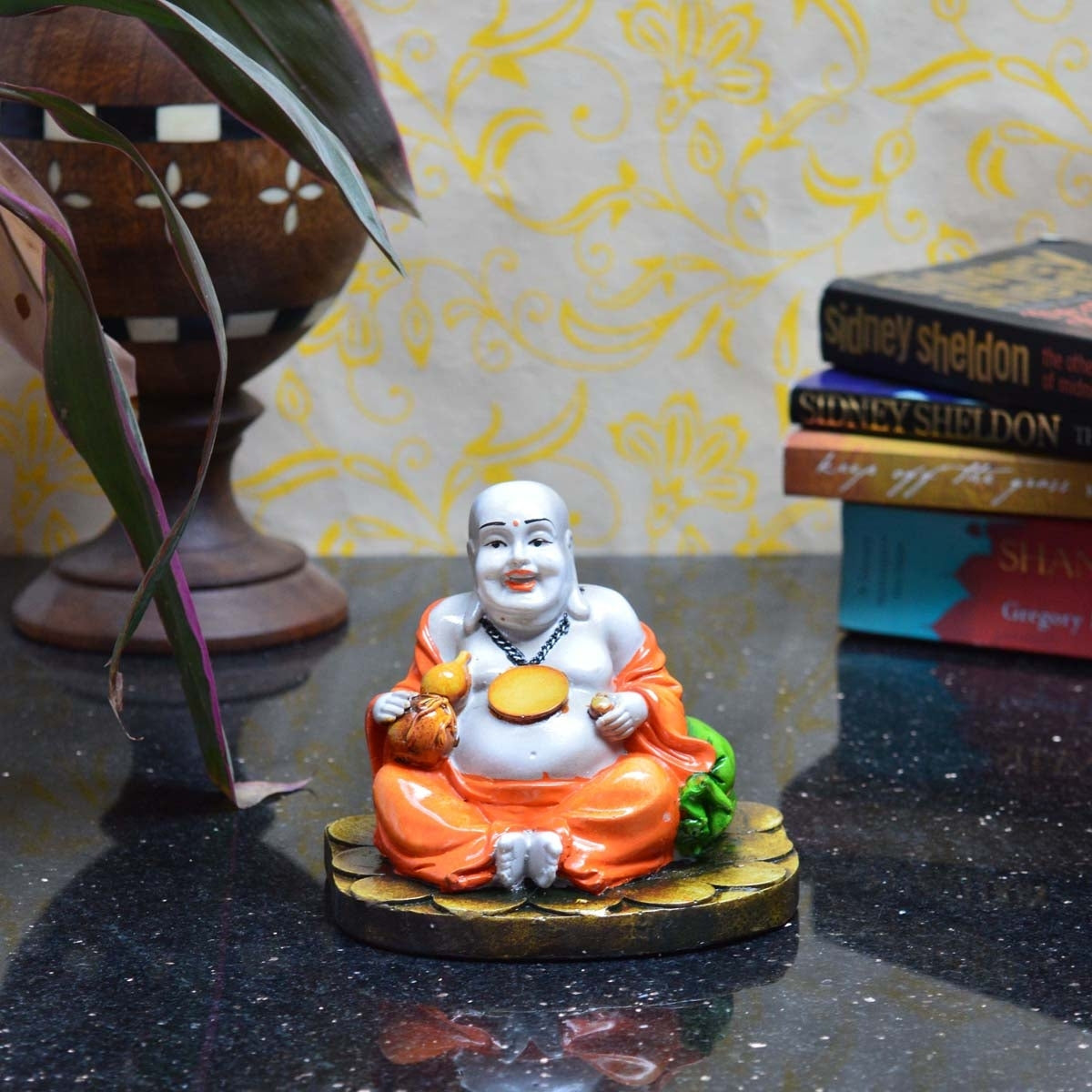 Laughing Buddha Statue For Health, Wealth, And Happiness Home Decoration Showpiece Idol