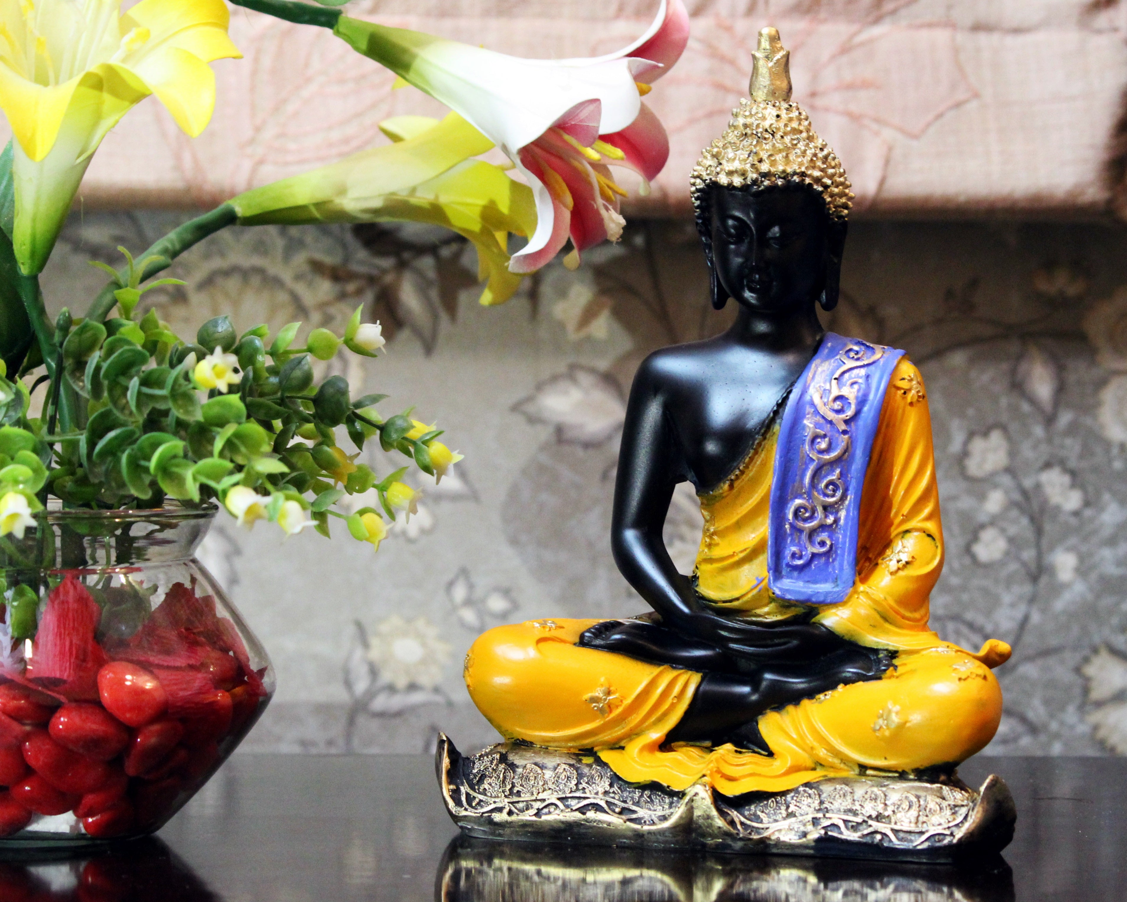 Handcrafted Meditating Decorative Buddha