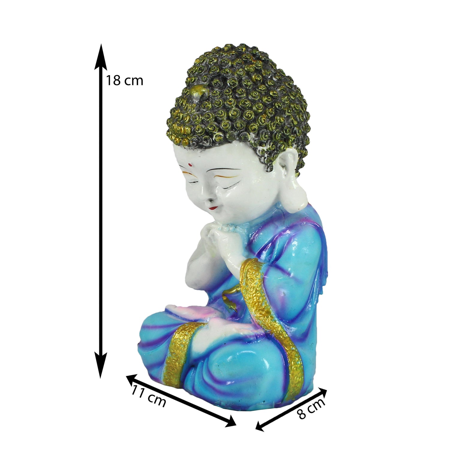 Praying Monk Buddha Statue 2