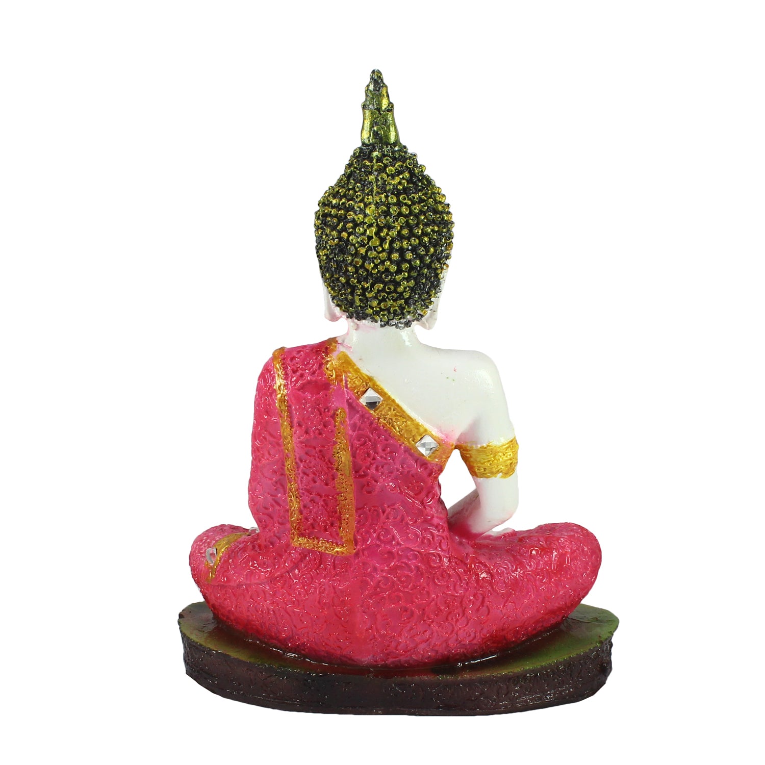 Red Buddha Decorative Showpiece - 24 cm 5