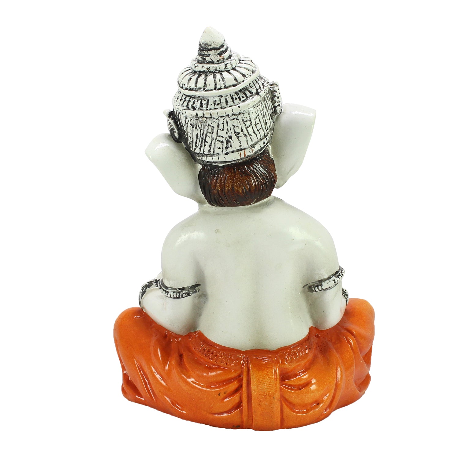 Lord Ganesha Idol Playing Dholak Musical Instrument 5