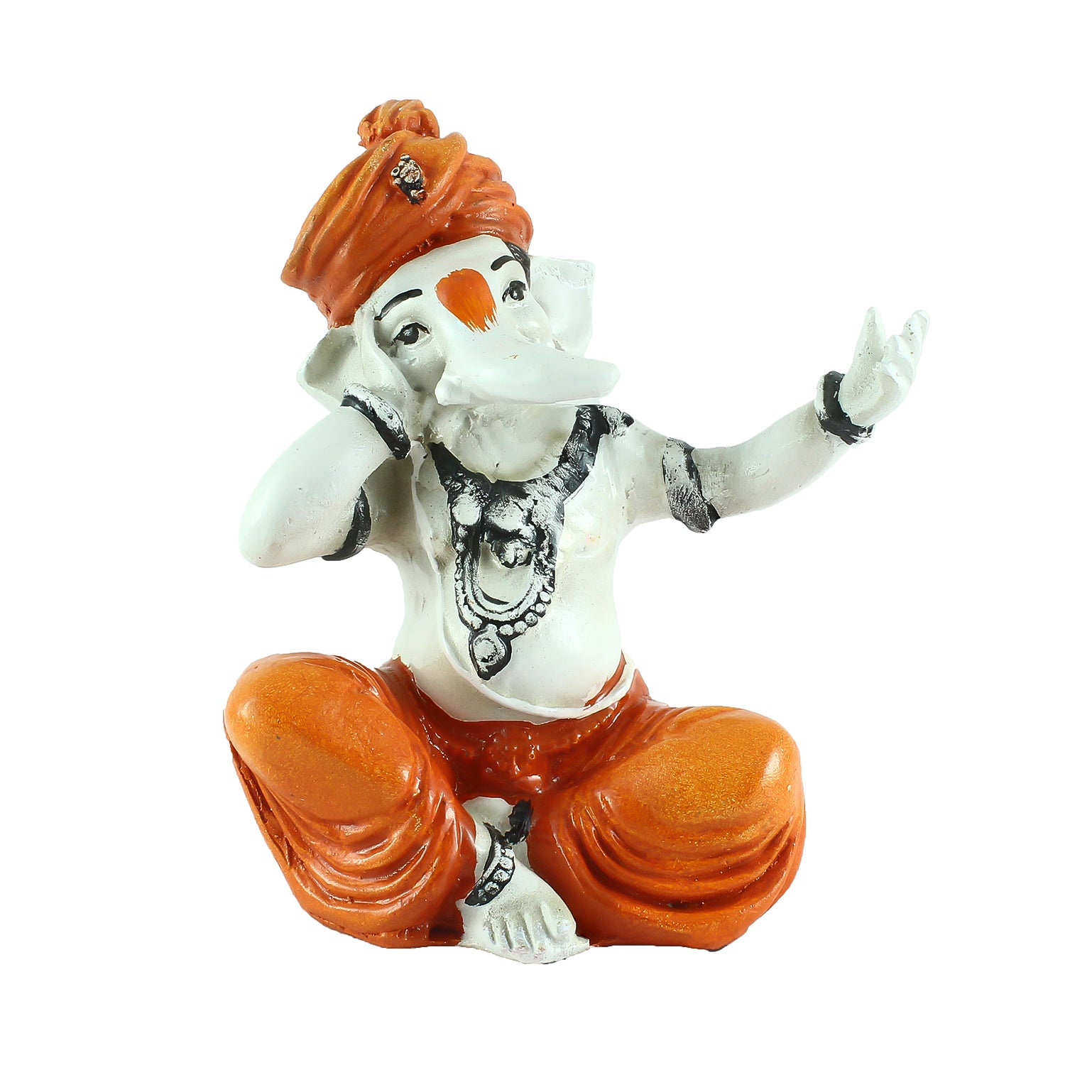 Lord Ganesha Statue Singing Decorative Polyresin God Idol 1