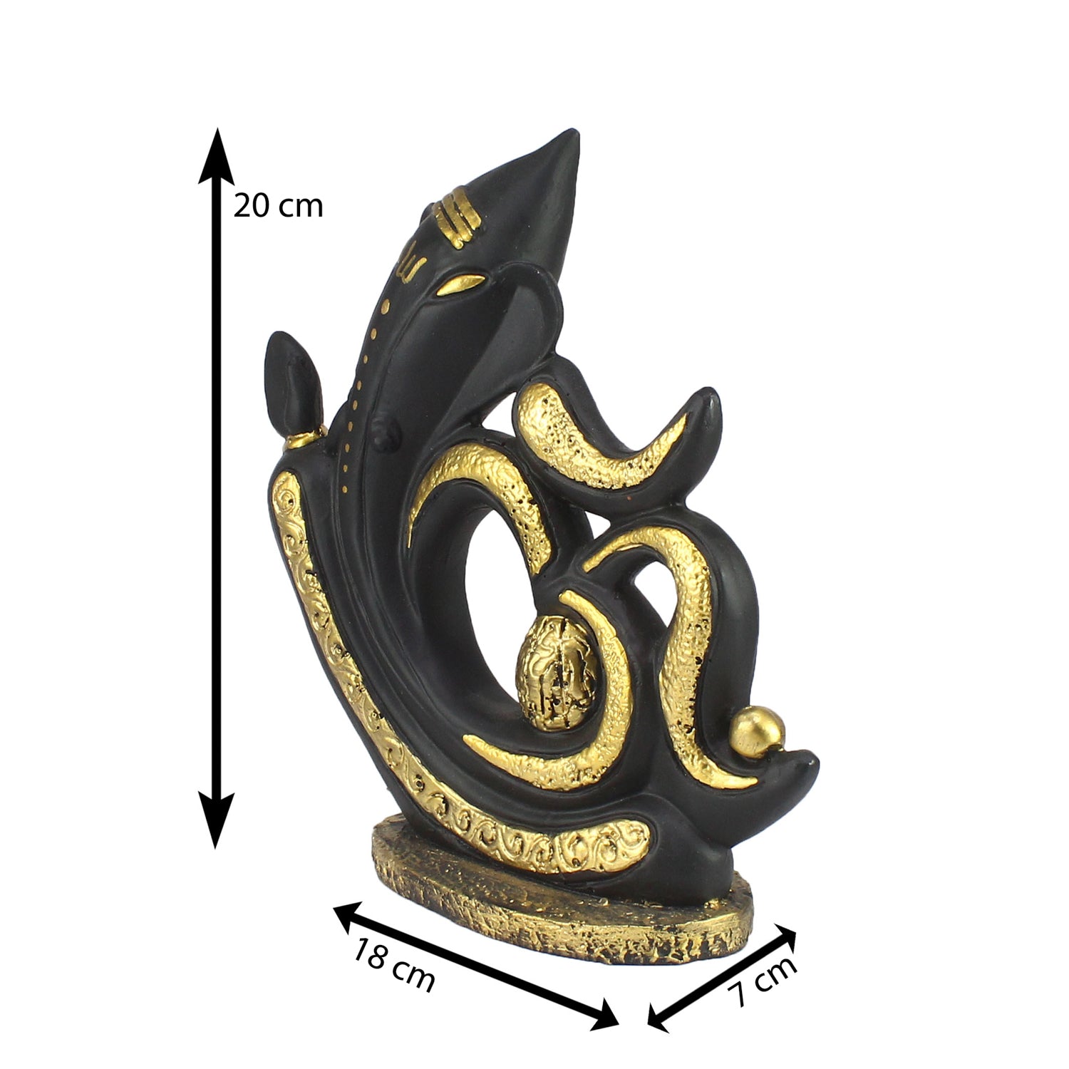 Decorative Om Symbol Lord Ganesha Statue God Idol For Home 2