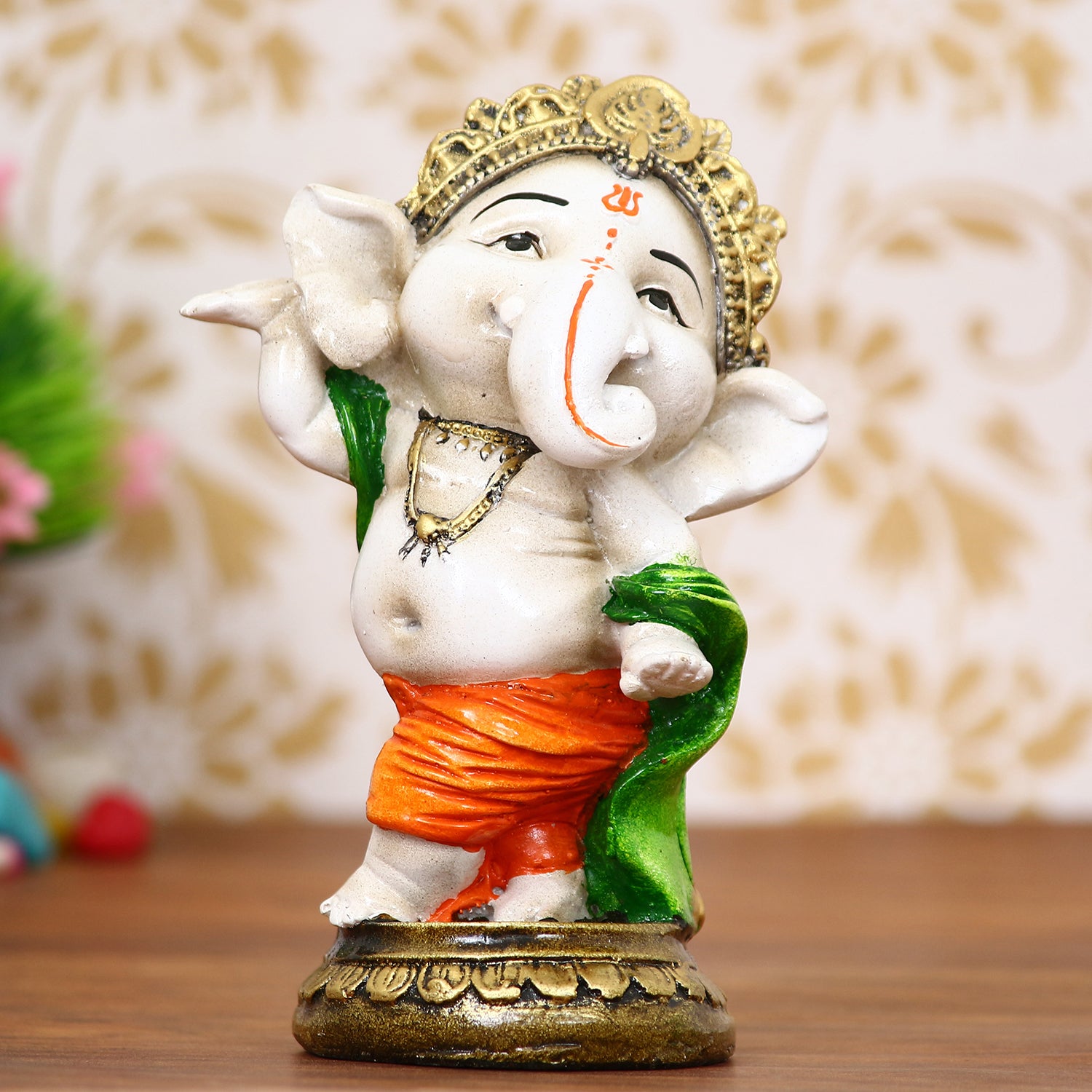 Lord Ganesha Idol In Dancing Avatar Decorative Showpiece