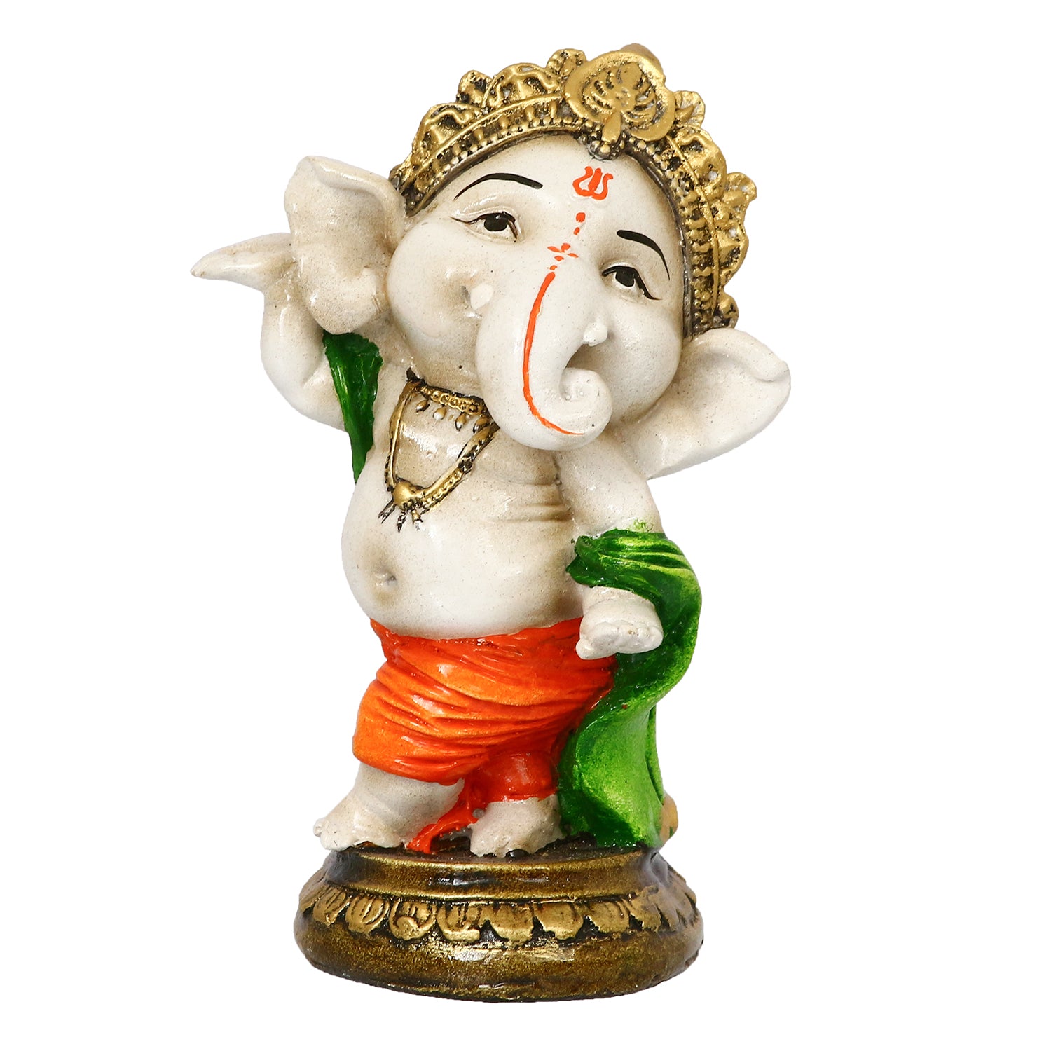 Lord Ganesha Idol In Dancing Avatar Decorative Showpiece 2