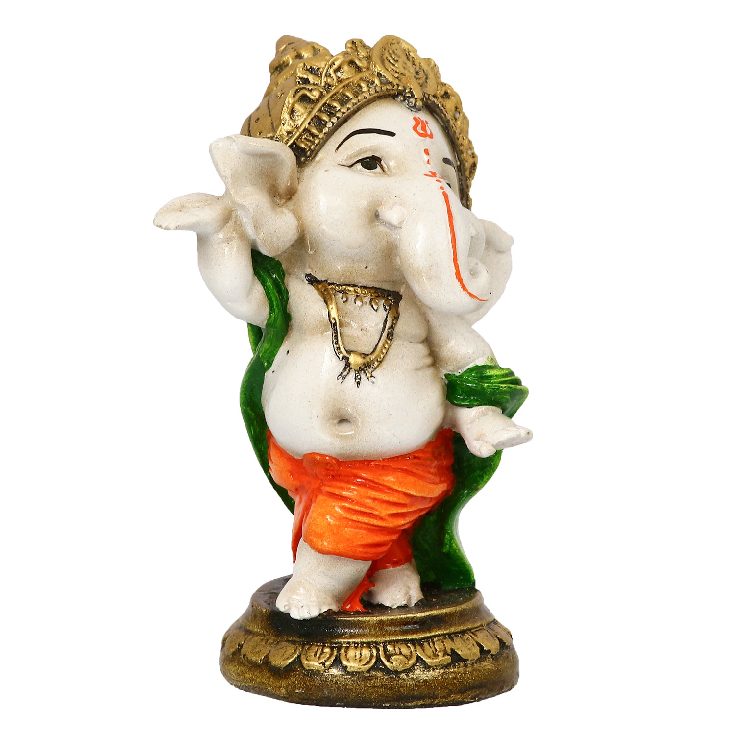 Lord Ganesha Idol In Dancing Avatar Decorative Showpiece 4