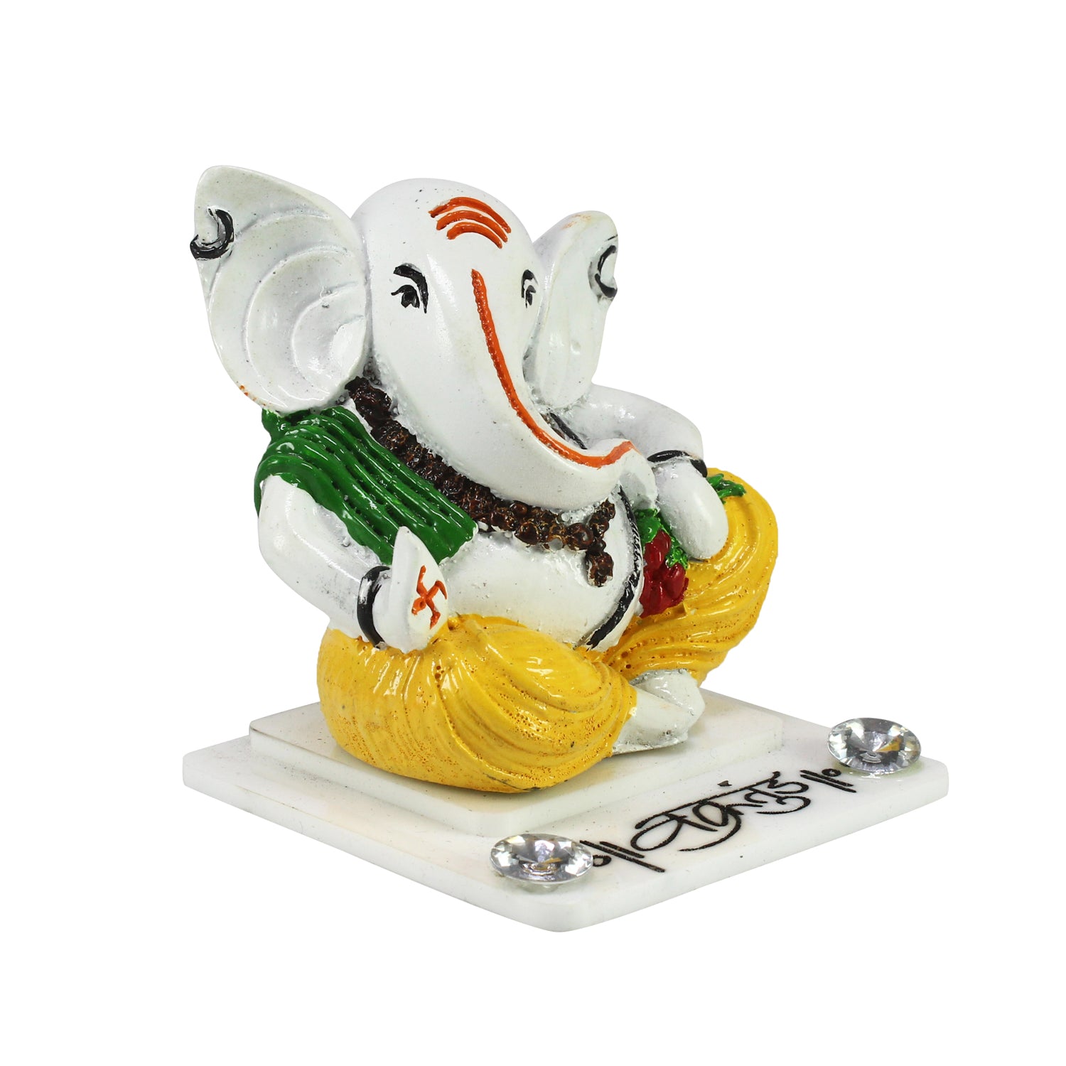Decorative Lord Ganesha Idol For Car Dashboard, Home Temple, And Office Desks 4