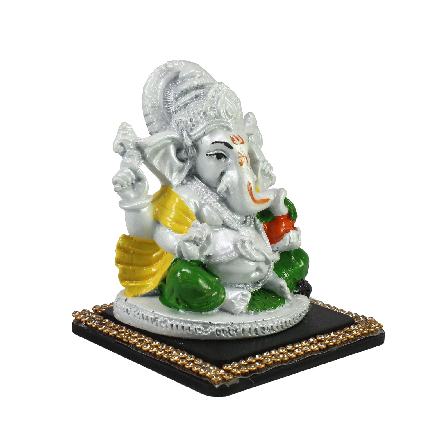 Decorative Lord Ganesha Showpiece for Car Dashboard, Home Temple and Office Desks 3