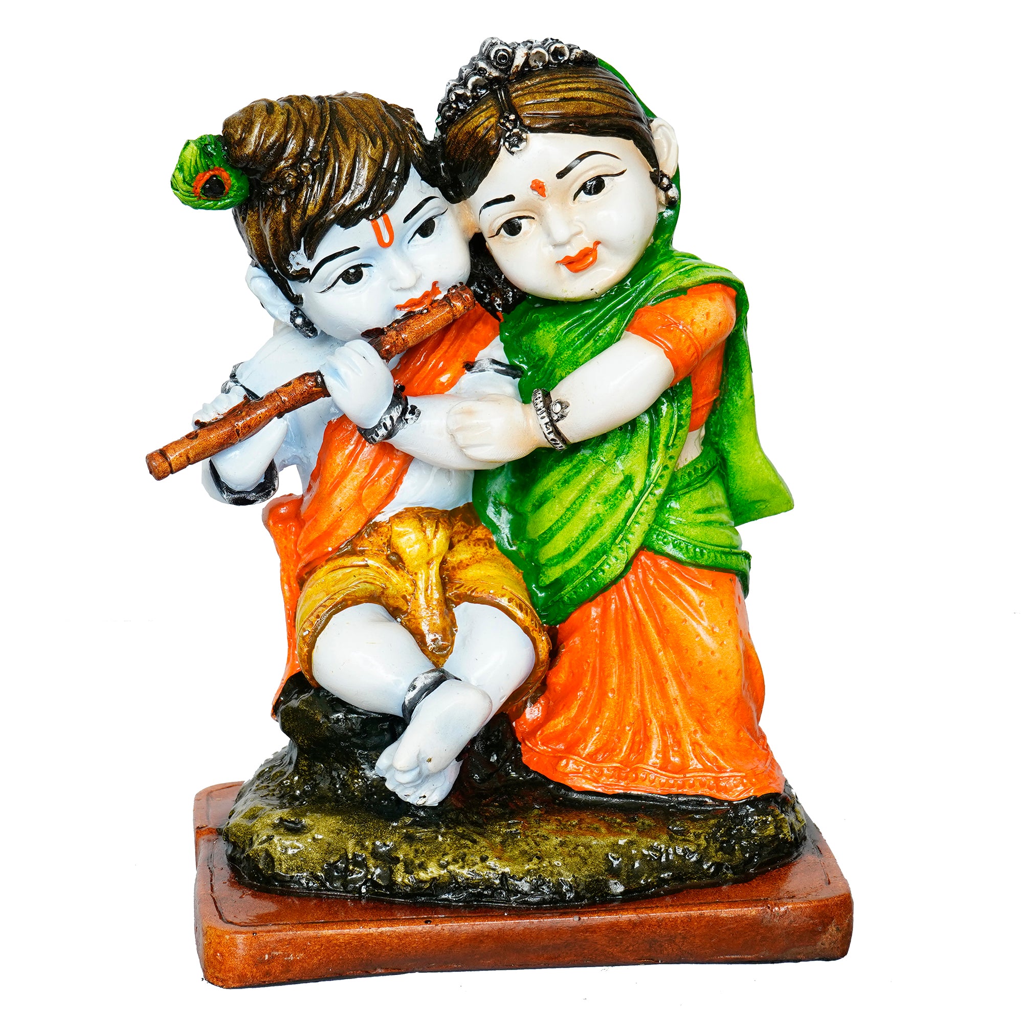 Radha Krishna Statue Artistic Polyresin Figurine 2