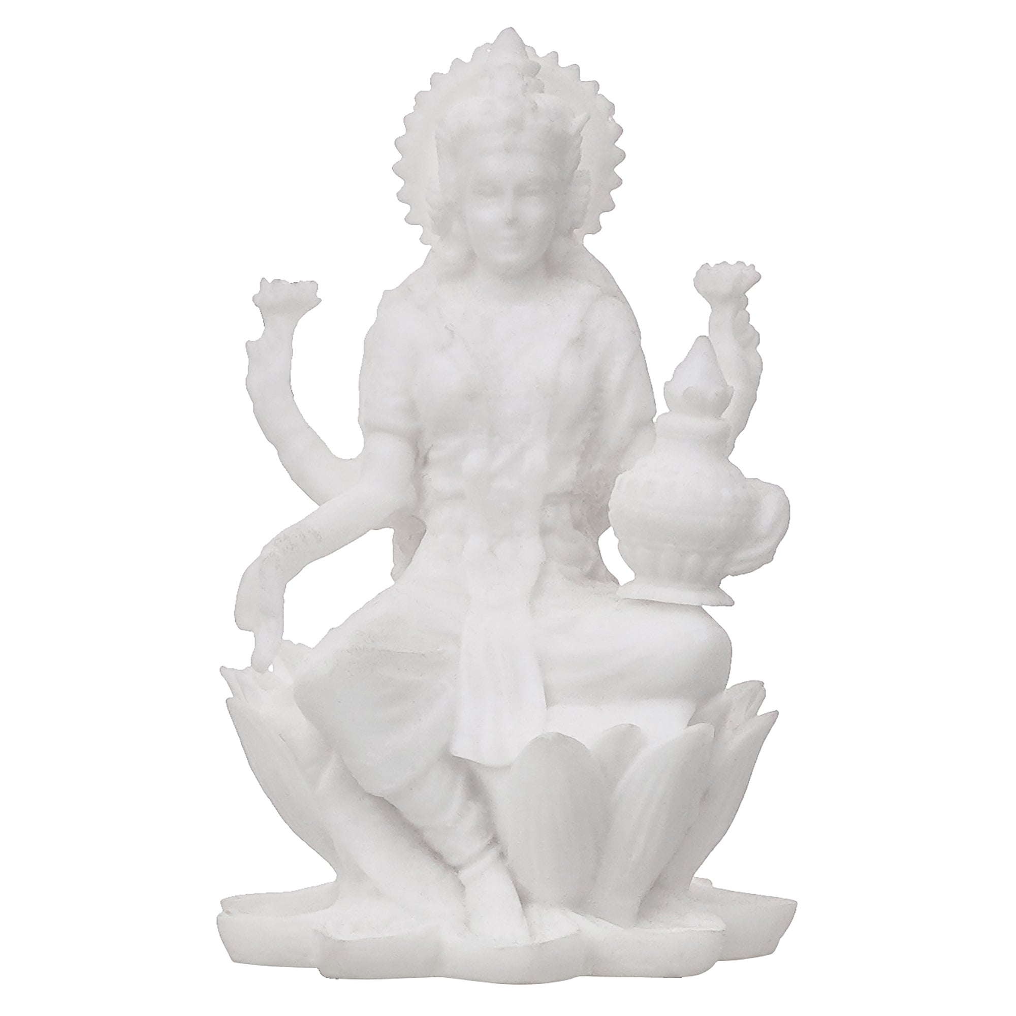 White Polyresin Goddess Laxmi Statue 2